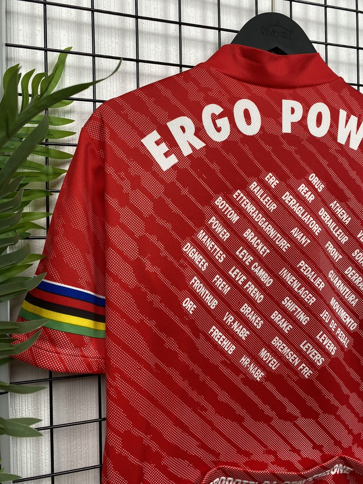 Bicycle × Vintage Campagnolo Giordana Team Cycle Jersey Men XL Red Tournament Size US XL / EU 56 / 4 - 13 Thumbnail