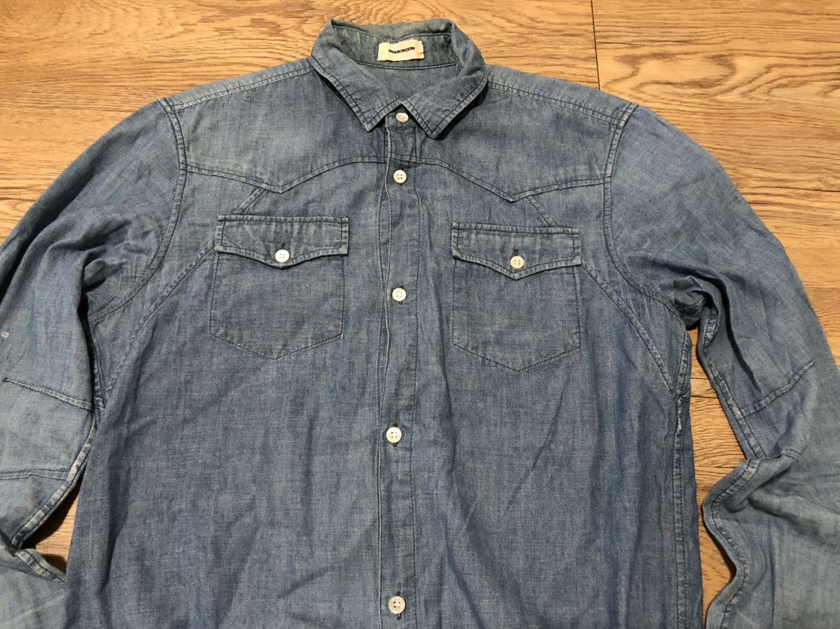 Undercover Undercoverism blue denim shirt Size US M / EU 48-50 / 2 - 3 Thumbnail