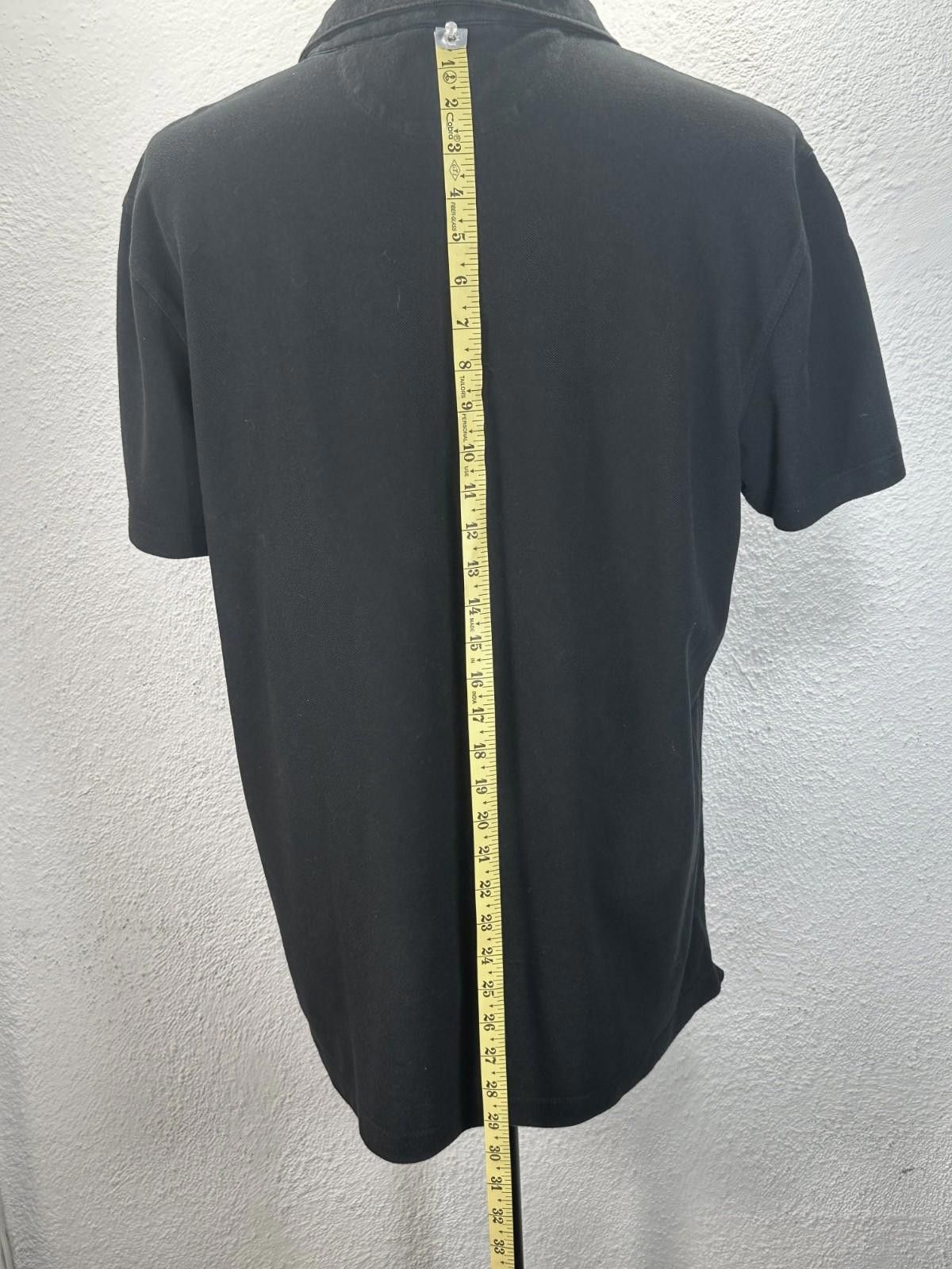 Banana Republic Banana Republic Men's Large Black Wicking Pique Polo Shirt Size US L / EU 52-54 / 3 - 5 Thumbnail
