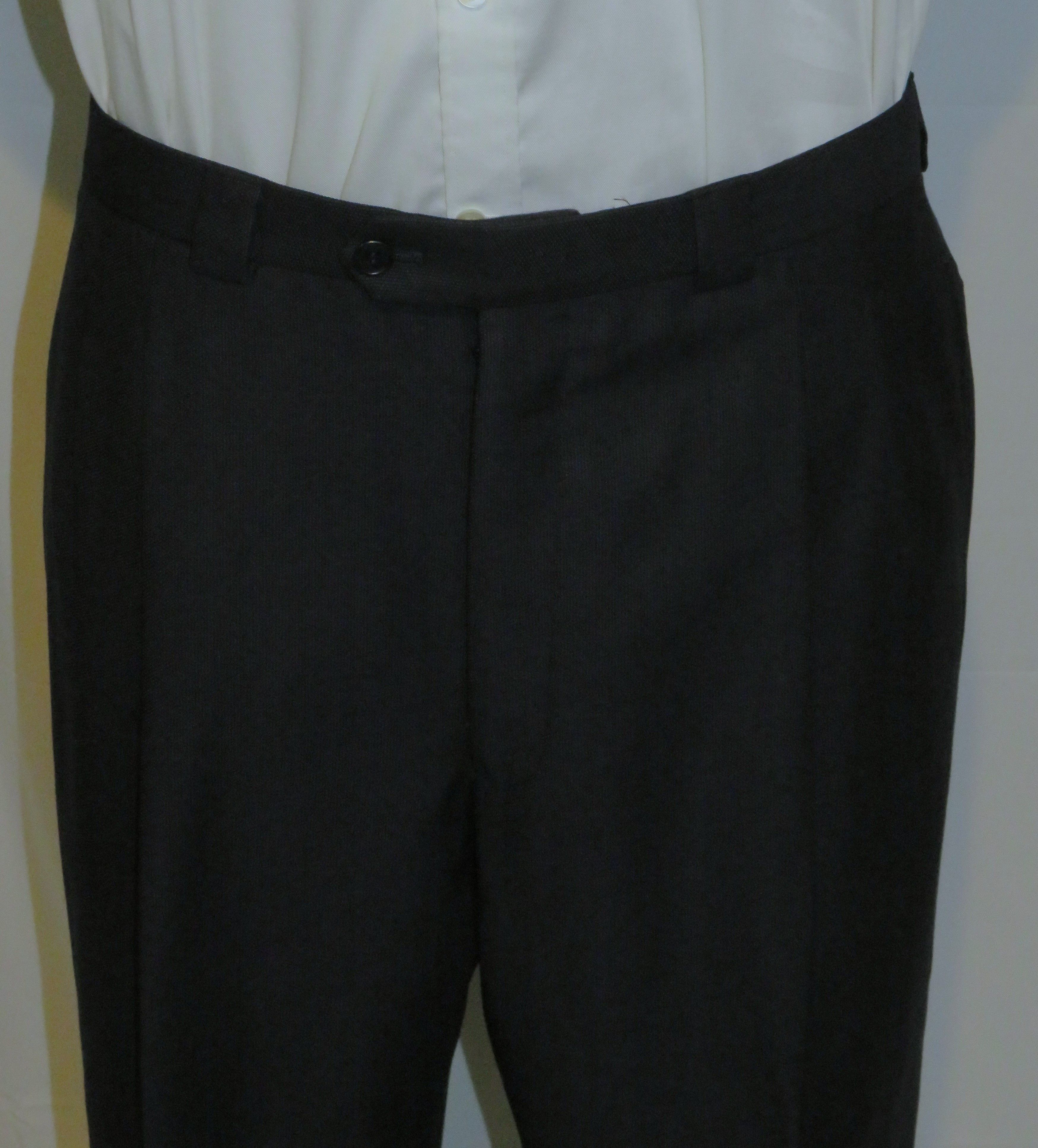 Joseph Abboud Black Label Vintage Peak Lapel One Button Suit 42R Size 42R - 13 Thumbnail