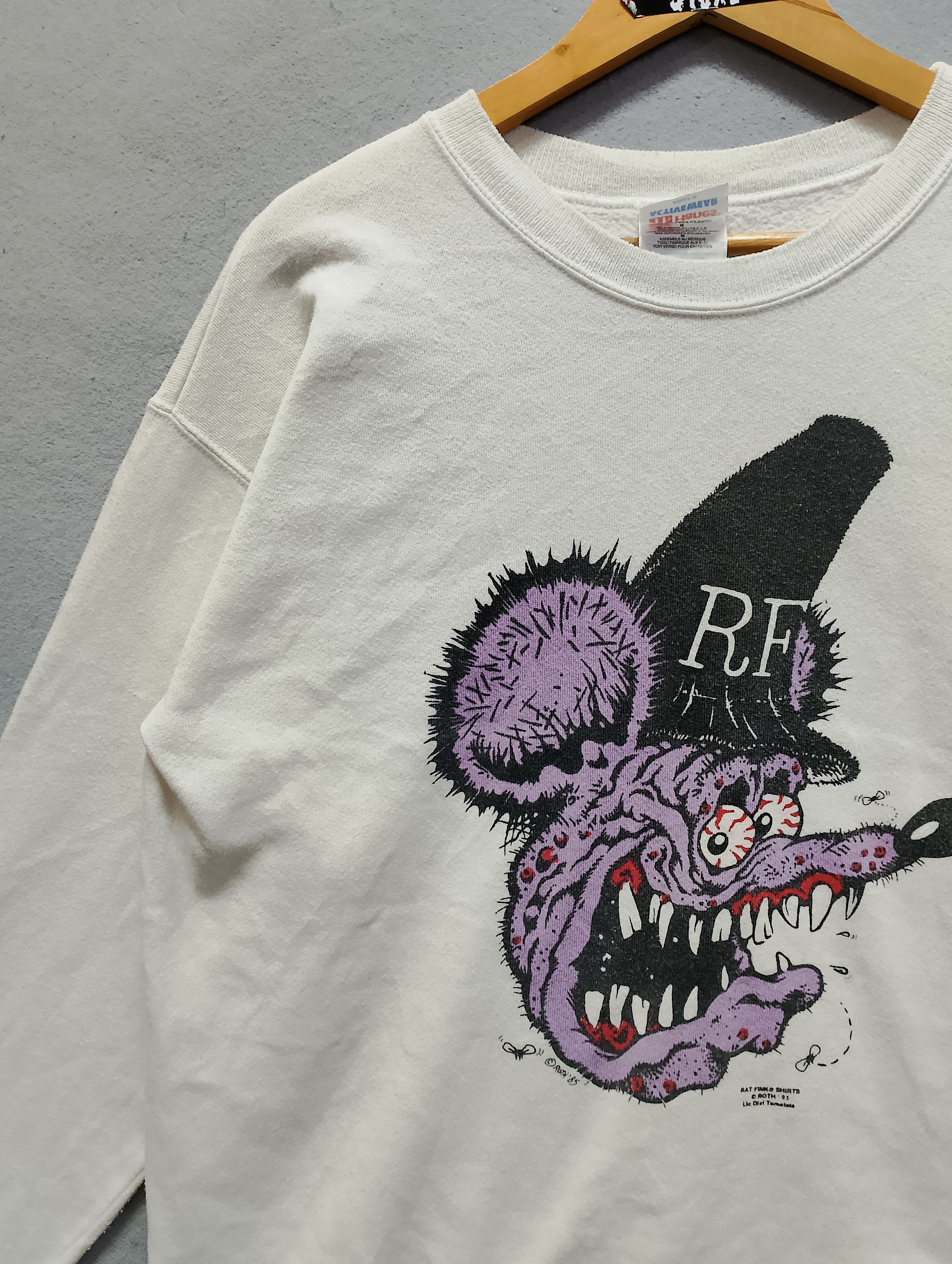 Vintage Vintage Rat Fink Sweatshirt Ed “Big Daddy” Roth 1993 Size US M / EU 48-50 / 2 - 5 Thumbnail