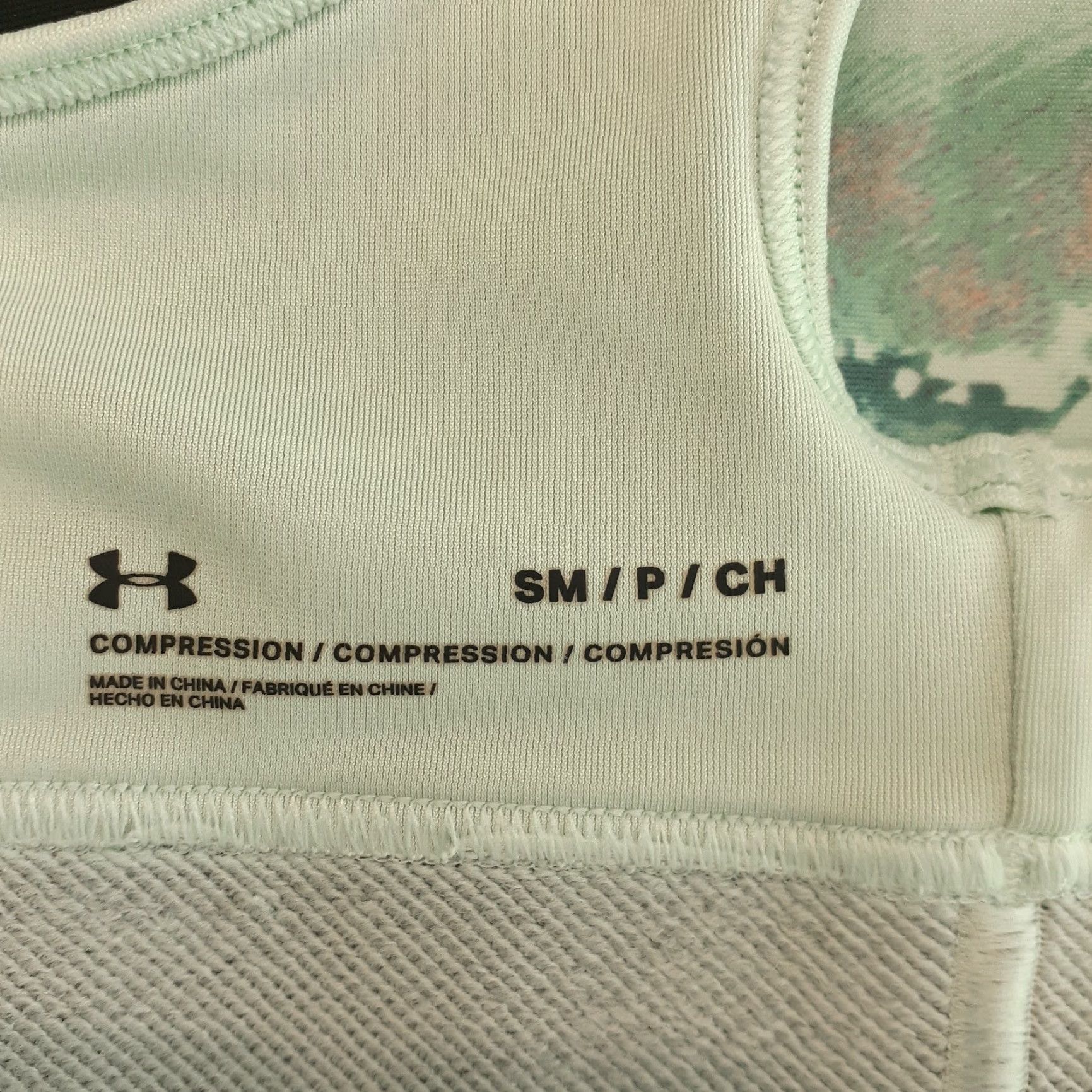 Under Armour Under Armour Compression Sports Bra Small No Padded Cups Multicolor Size ONE SIZE - 3 Thumbnail