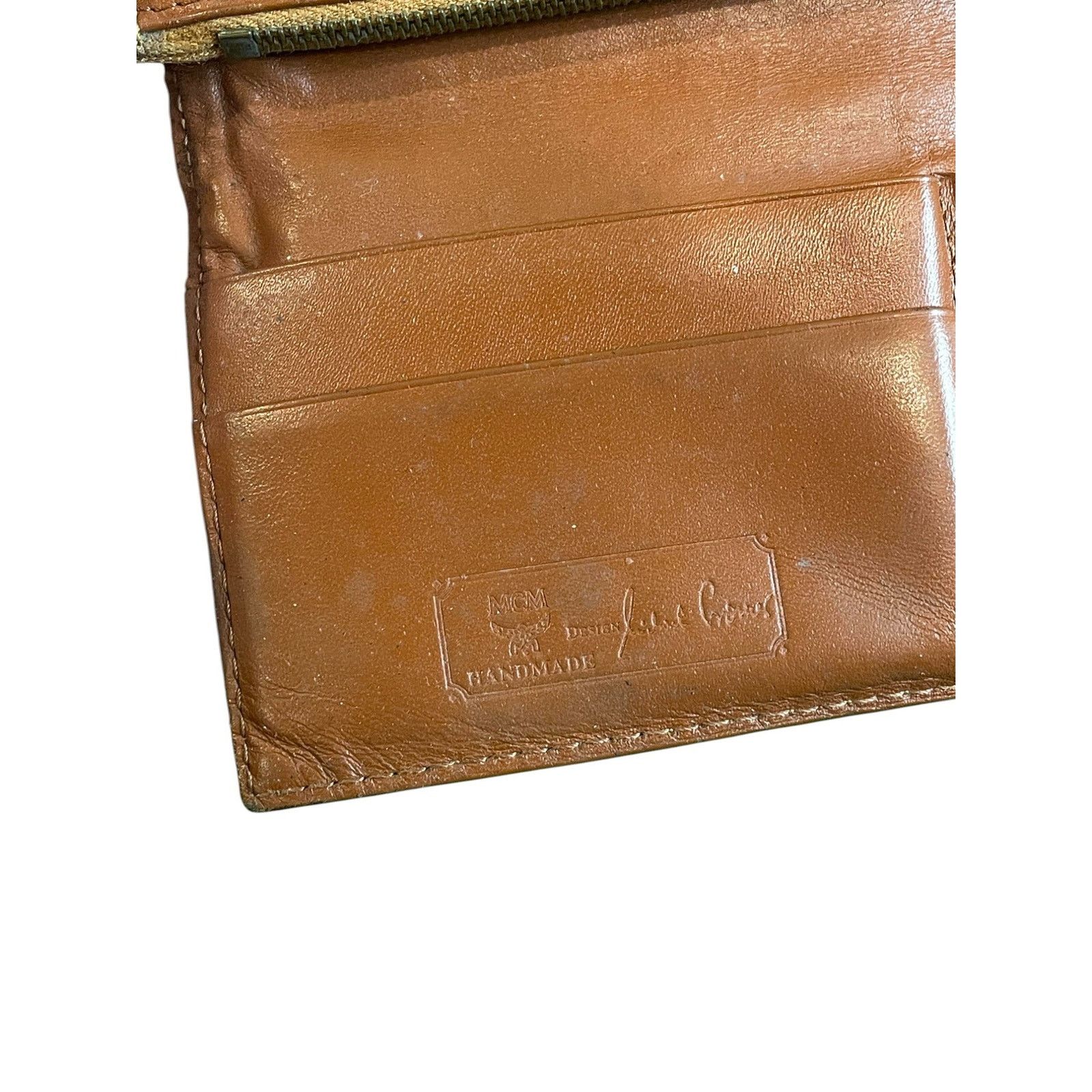 MCM MCM Visetos Beige Wallet Size ONE SIZE - 2 Thumbnail