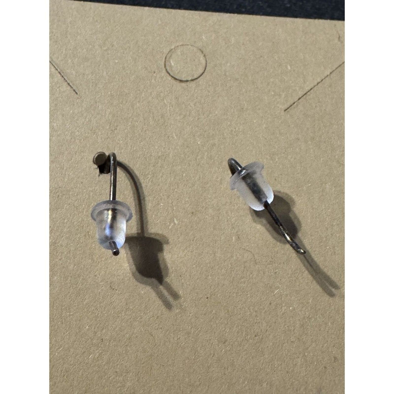Other Faceted Inside Dangle Glass Hoop Earrings Size ONE SIZE - 4 Thumbnail