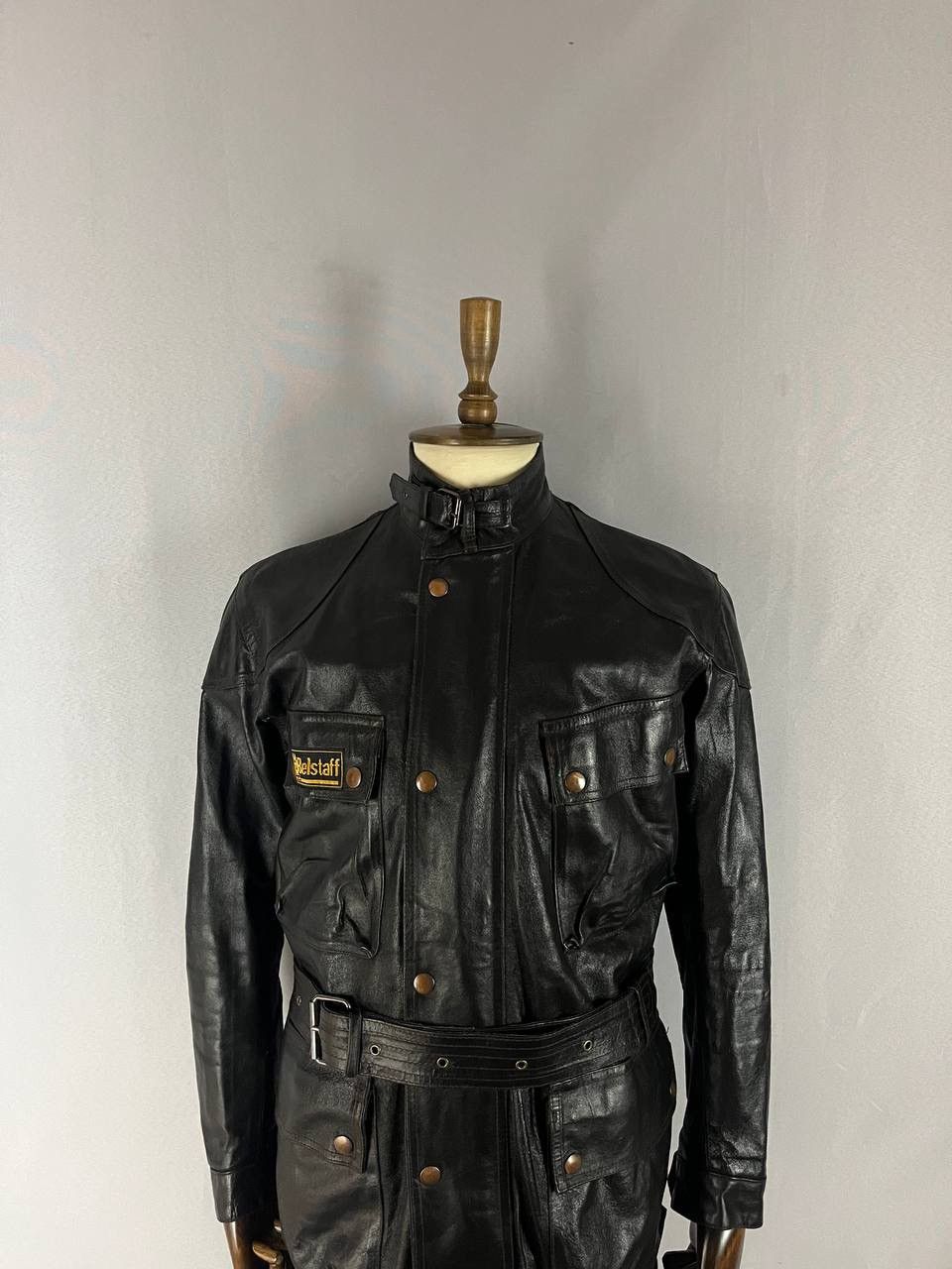 Belstaff Belstaff Leather Moto Jacket Multi Pocket Black Size US L / EU 52-54 / 3 - 2 Thumbnail