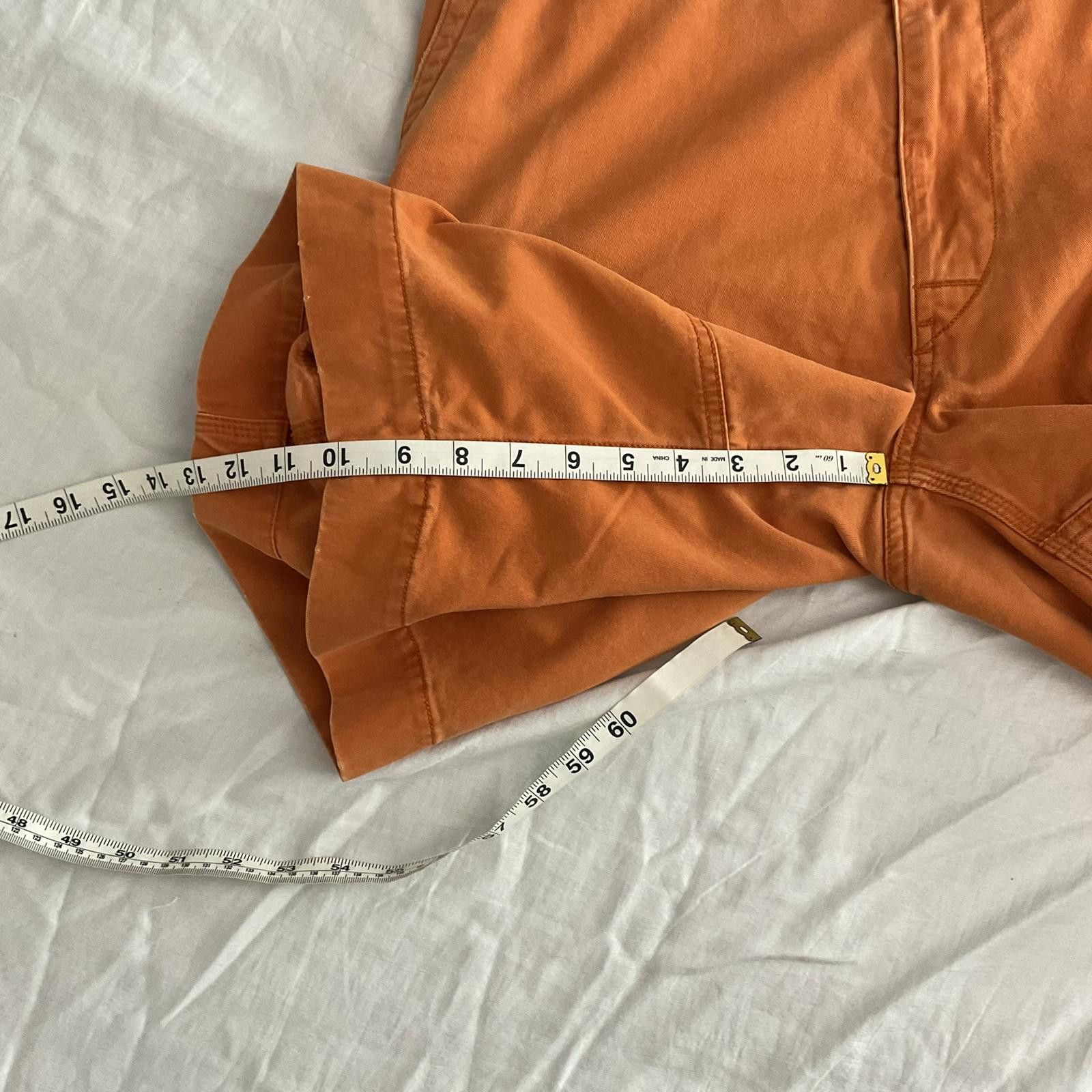 Polo Ralph Lauren VTG y2k POLO Ralph Lauren orange baggy long cargo shorts 36 Size US 36 / EU 52 - 6 Thumbnail