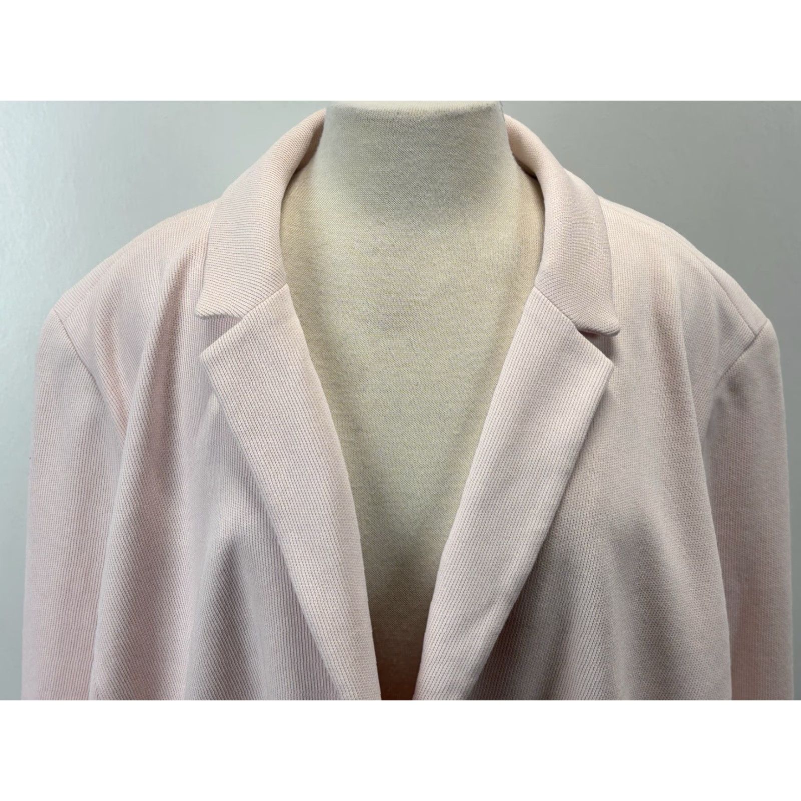Talbots Talbots Blazer Women 26W Pink Cotton Career Womens Size 4XL / US 24-26 - 5 Thumbnail