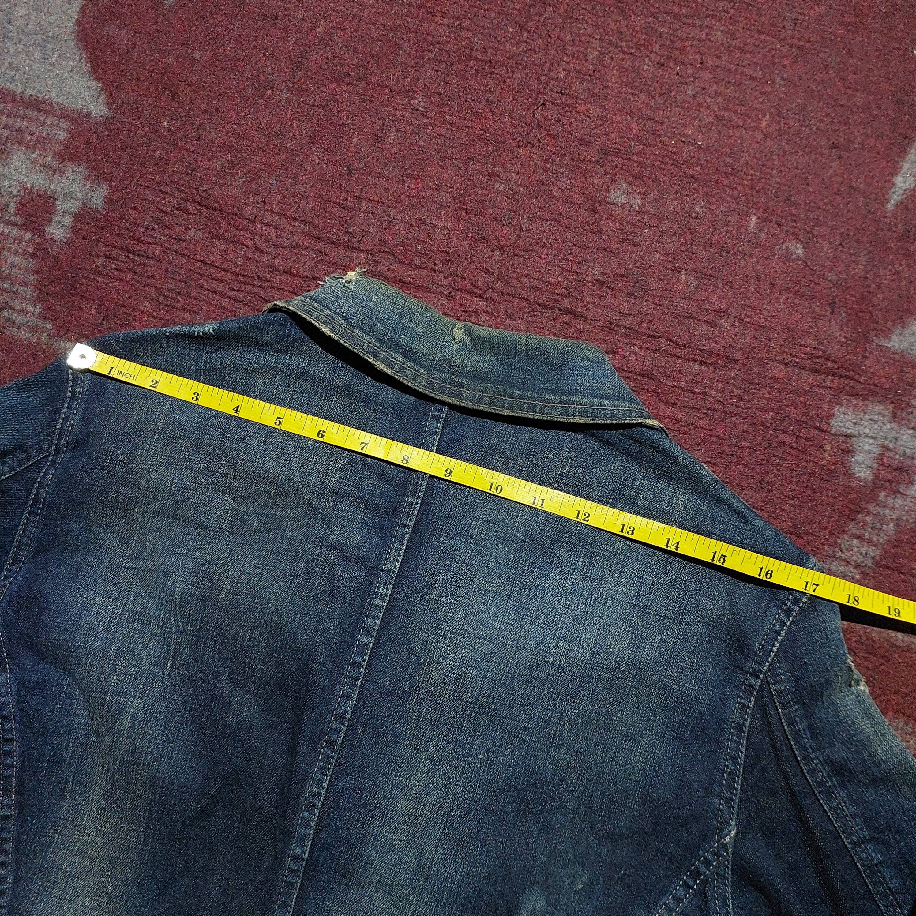 semanticdesign Semantic design asymmetric zip distressed biker denim jacket Size US L / EU 52-54 / 3 - 13 Thumbnail