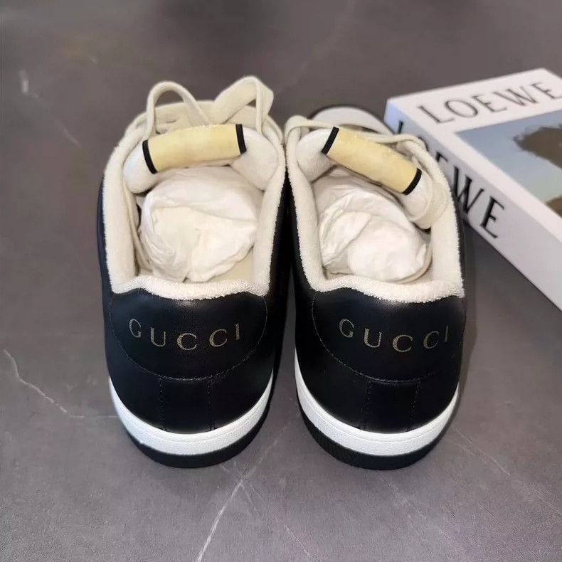 Gucci Gucci Sneakers Size 44.5 in Black and White-2506 Size US 11 / EU 44 - 3 Thumbnail