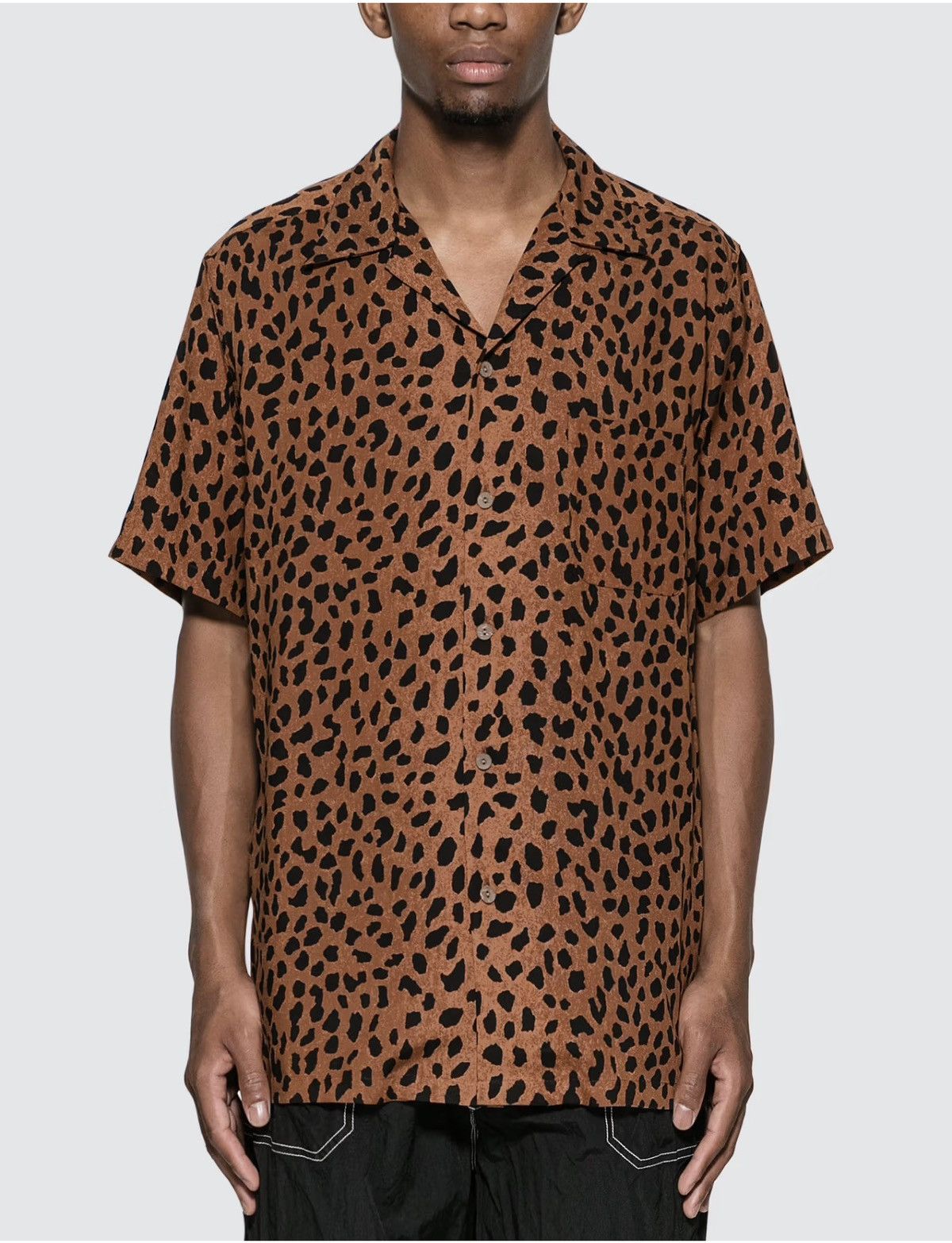 Wacko Maria Wacko Maria Leopard Print Hawaiian Camp Collar S/S Shirt Size US M / EU 48-50 / 2 - 1 Thumbnail