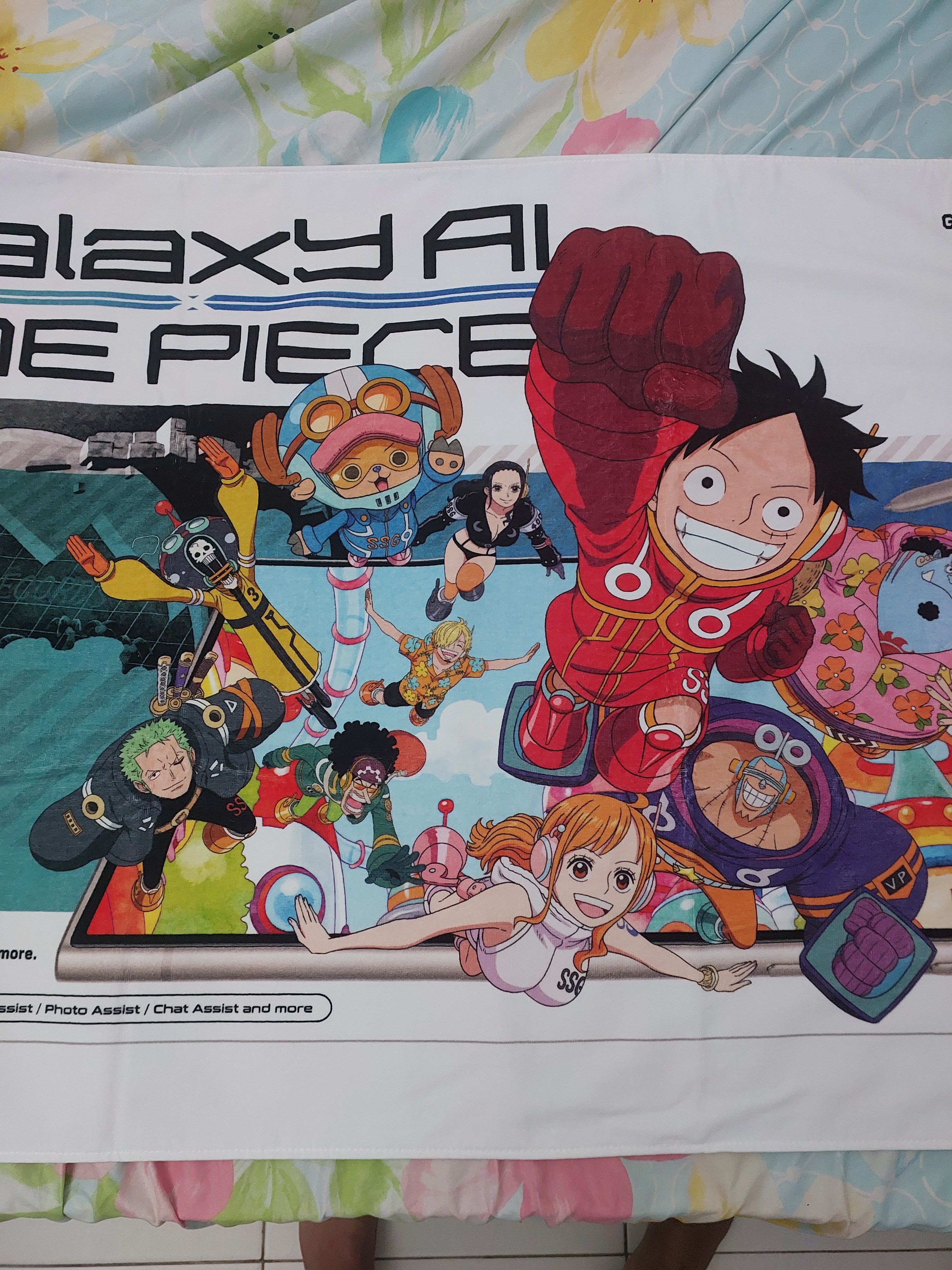 Anime ONE PIECE X SAMSUNG GALAXY AI DISPLAY BIG TOWEL Size ONE SIZE - 3 Thumbnail