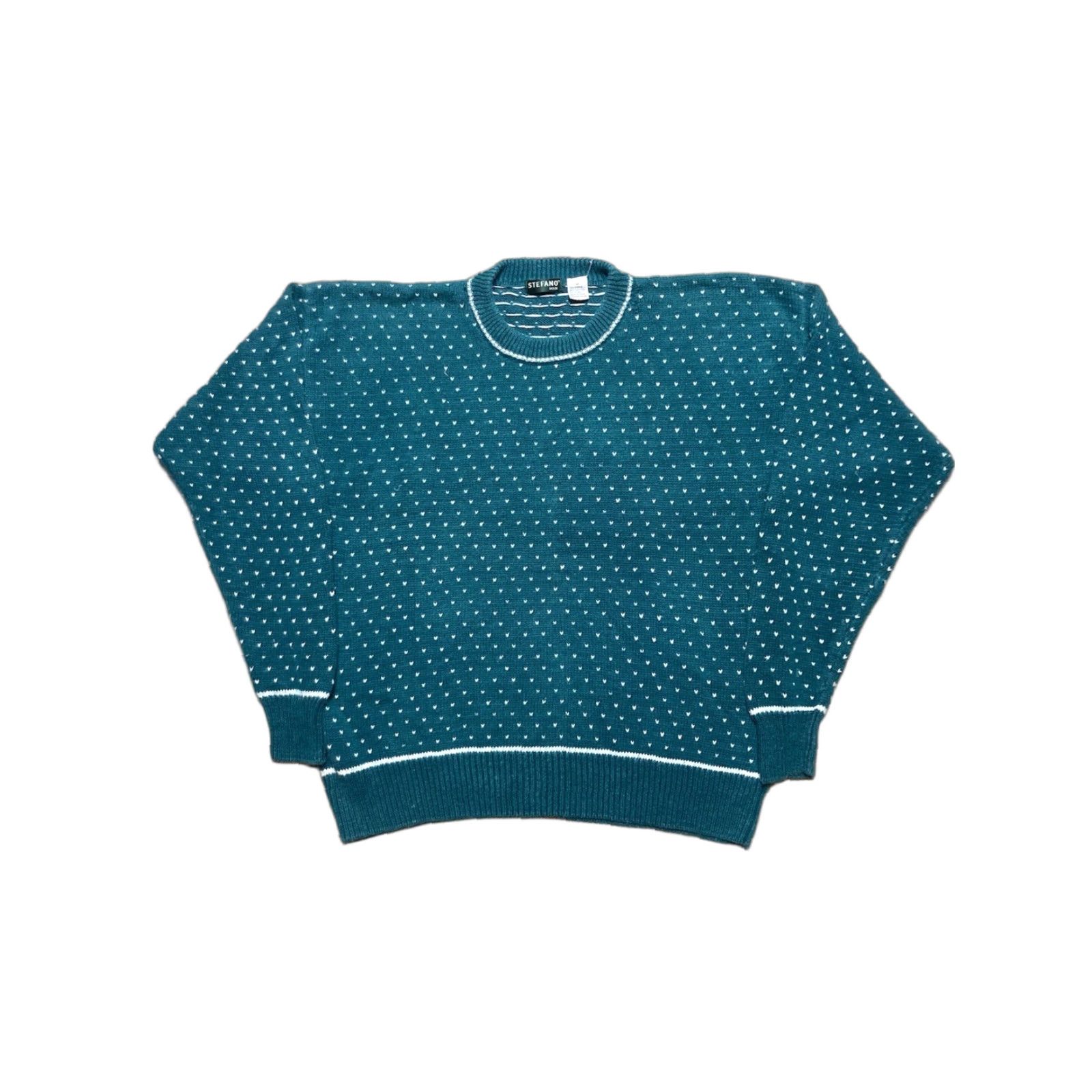 Vintage VINTAGE 80s 90s pullover sweater ramie cotton Birds Eye Stefano men’s M Medium Size US M / EU 48-50 / 2 - 1 Thumbnail
