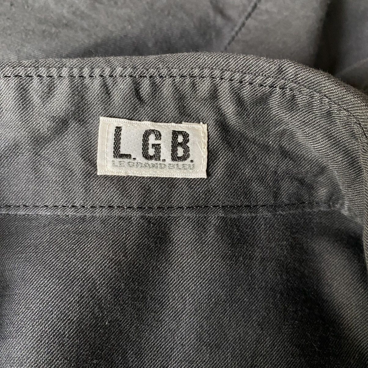 Le Grande Bleu (L.G.B.) LGB LE GRAND BLEU Y2K Punk Black Lace-Up Military Dress Size S / US 4 / IT 40 - 4 Thumbnail