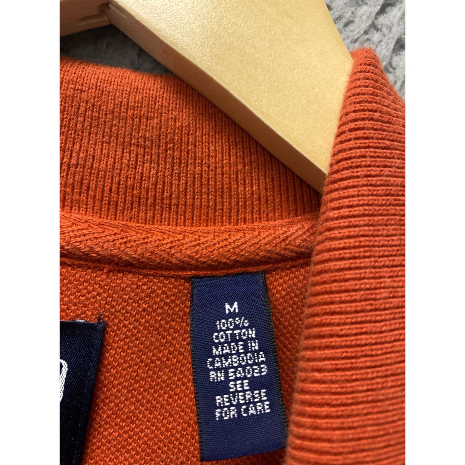 Gap VINTAGE Gap Polo Shirt Men Medium Short Sleeve Burnt Amber 90s Casual Golf Preppy Size US M / EU 48-50 / 2 - 4 Thumbnail