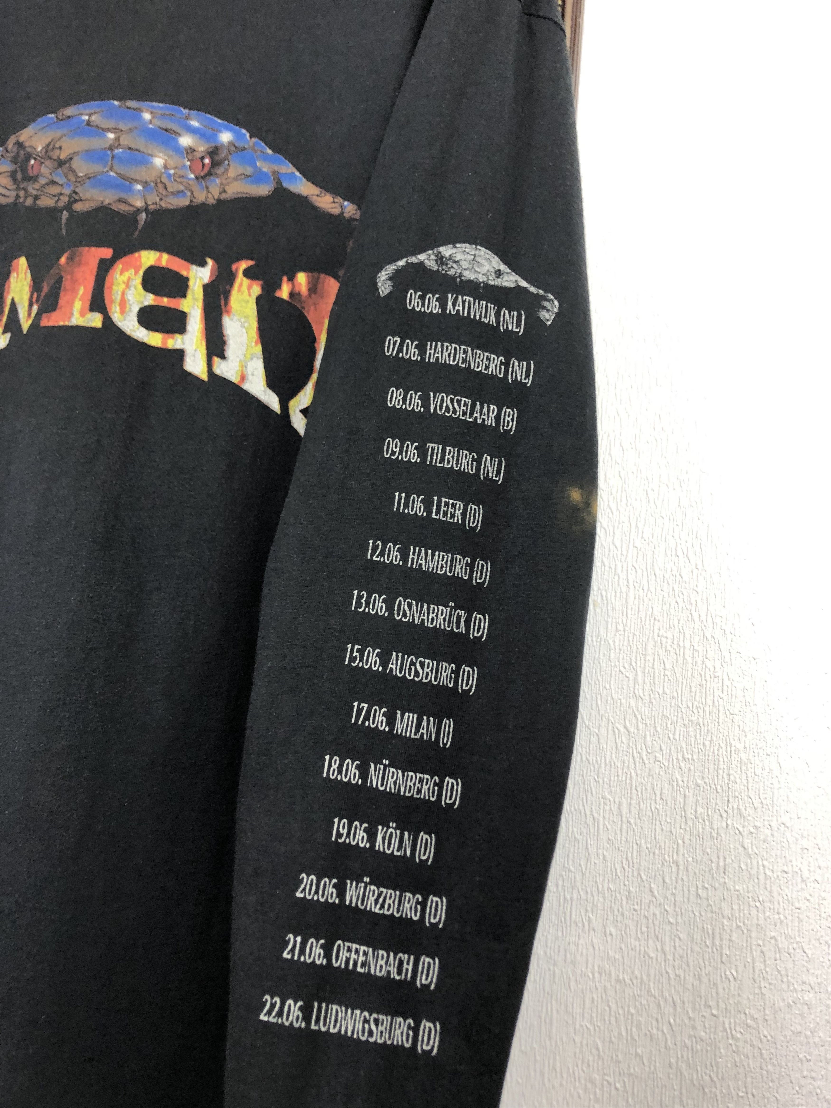 Band Tees Vintage 90's Omen Reopening the Gates Band Shirt Long Sleeve Size US XL / EU 56 / 4 - 7 Thumbnail