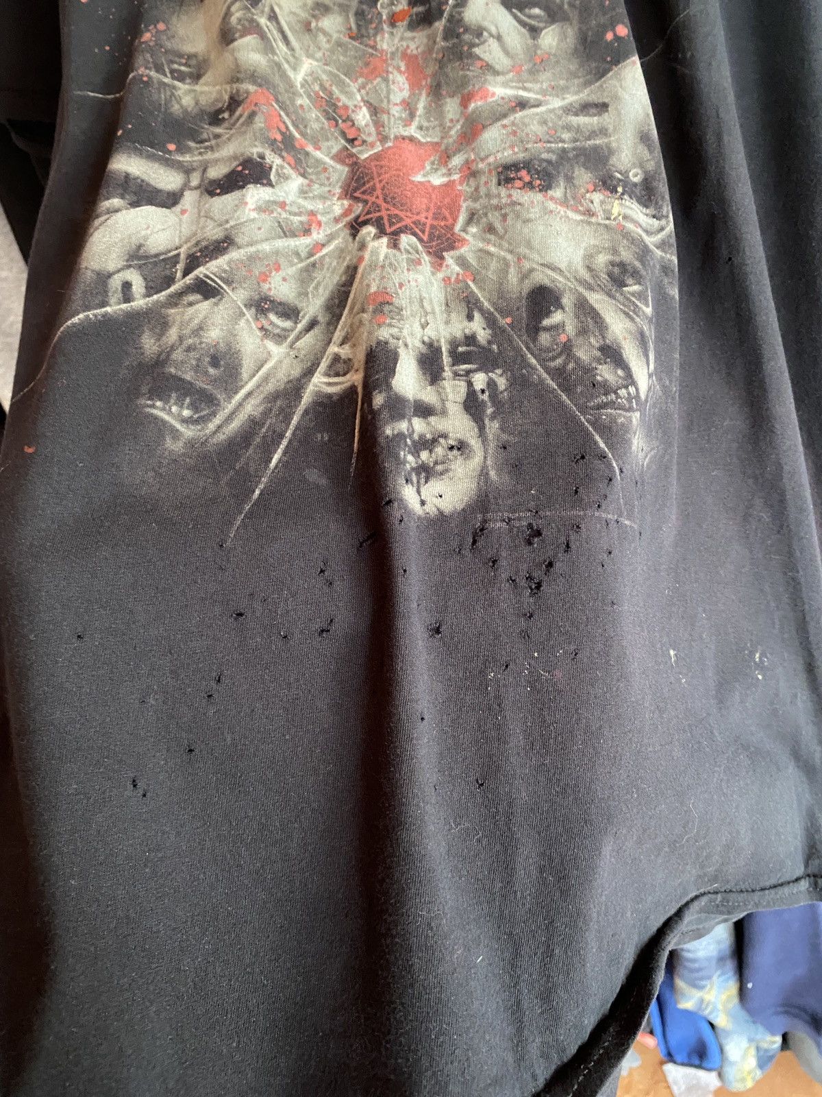 Slipknot VINTAGE SLIPKNOT FADED DISTRESSED T-SHIRT 2000s Size US L / EU 52-54 / 3 - 6 Thumbnail