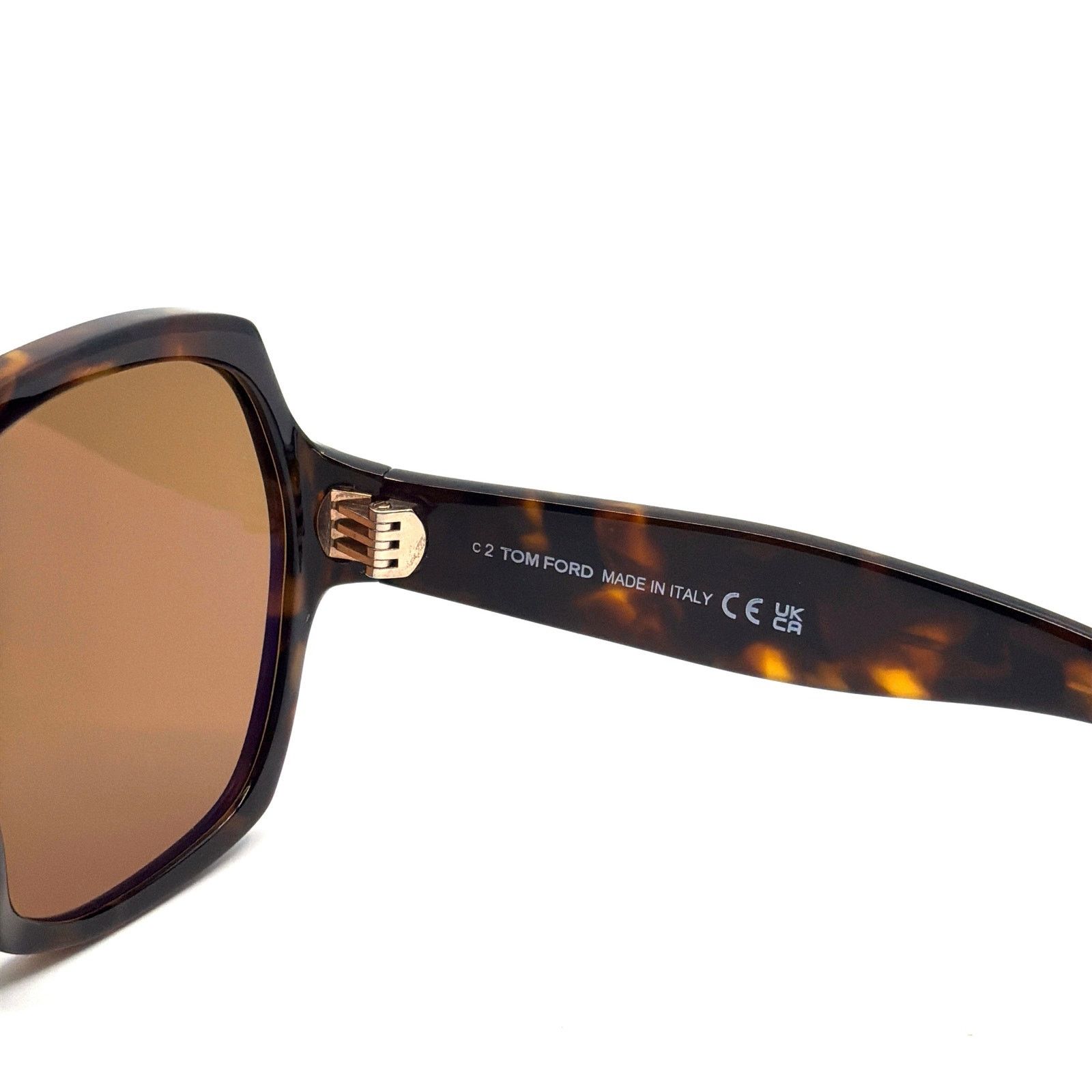 Tom Ford New, TOM FORD Saffron Sunglasses TF1221 52E Authentic Size ONE SIZE - 9 Thumbnail