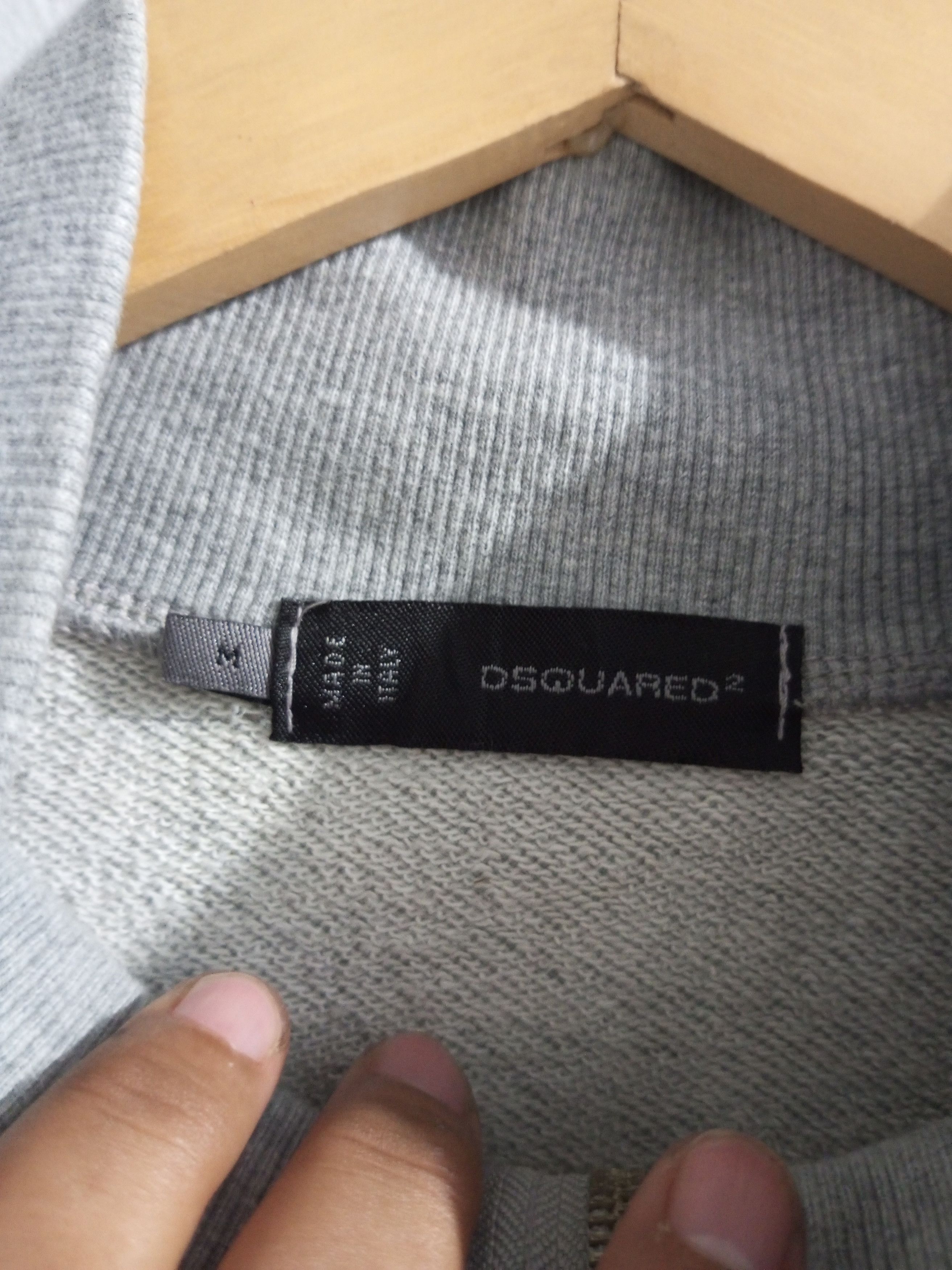 Dsquared2 Dsquared2 silver logo zipper sweatshirt Size US M / EU 48-50 / 2 - 10 Thumbnail