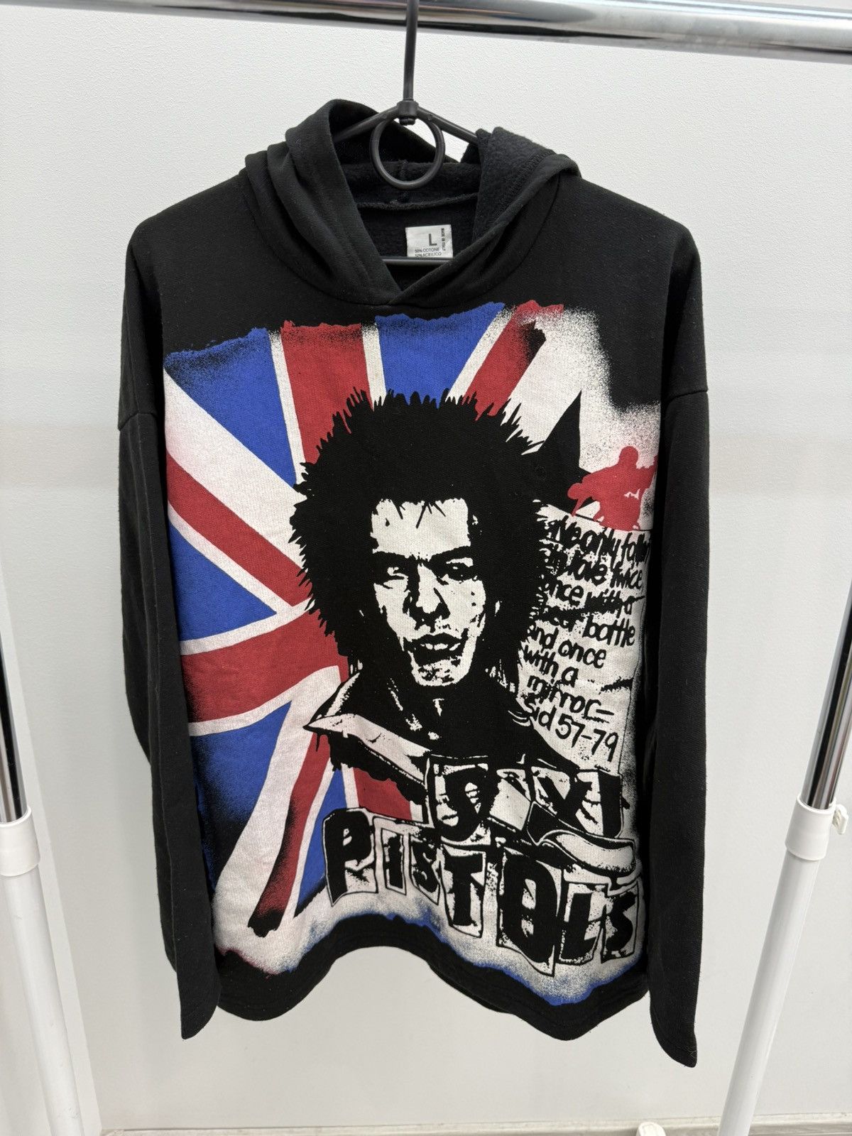 Band Tees Vintage 90s Sex Pistols Punk Sid Vicious Hoodie Size US L / EU 52-54 / 3 - 1 Thumbnail