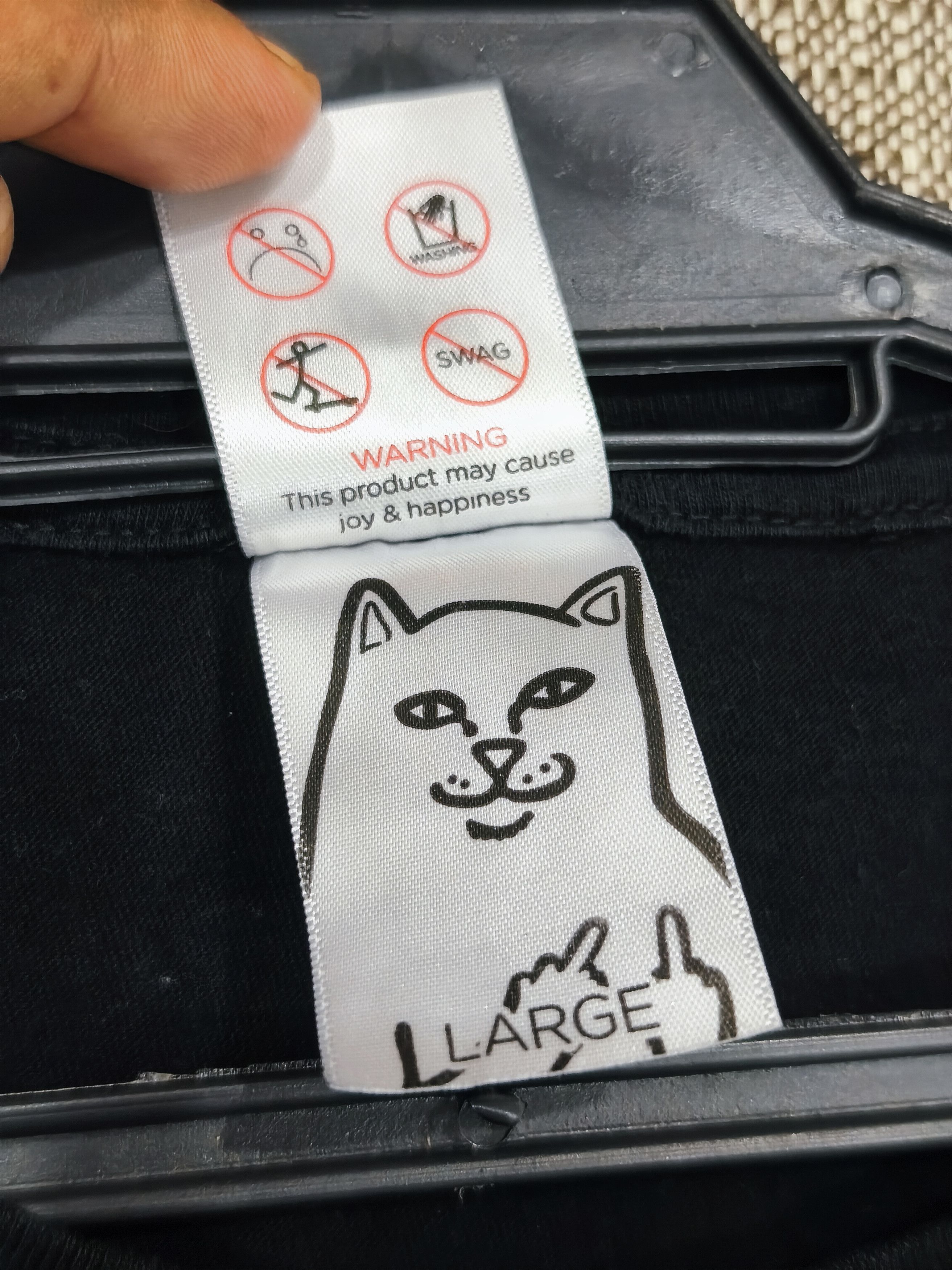 RIPNDIP RIPNDIP printed pocket t shirt L Size US L / EU 52-54 / 3 - 9 Thumbnail