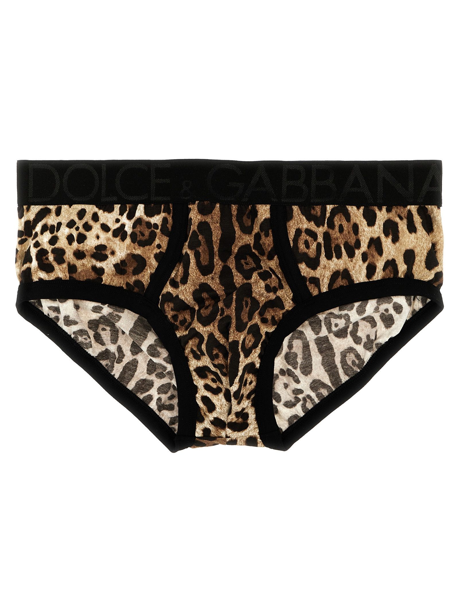 Dolce & Gabbana Animal Print Brief Size ONE SIZE - 1 Thumbnail