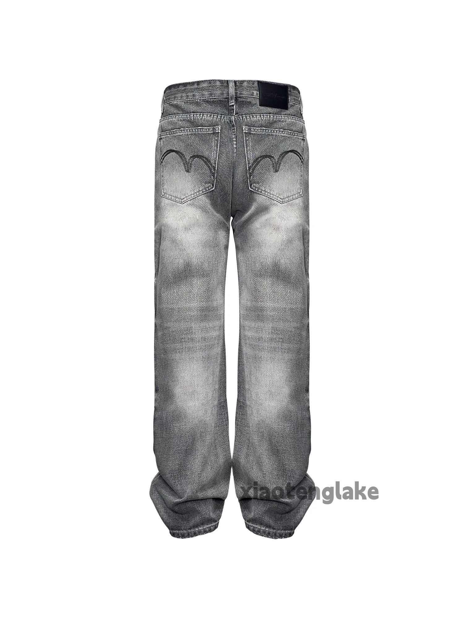 Vintage Custom washed faded punk grunge yuppie baggy jeans Size US 36 / EU 52 - 2 Thumbnail