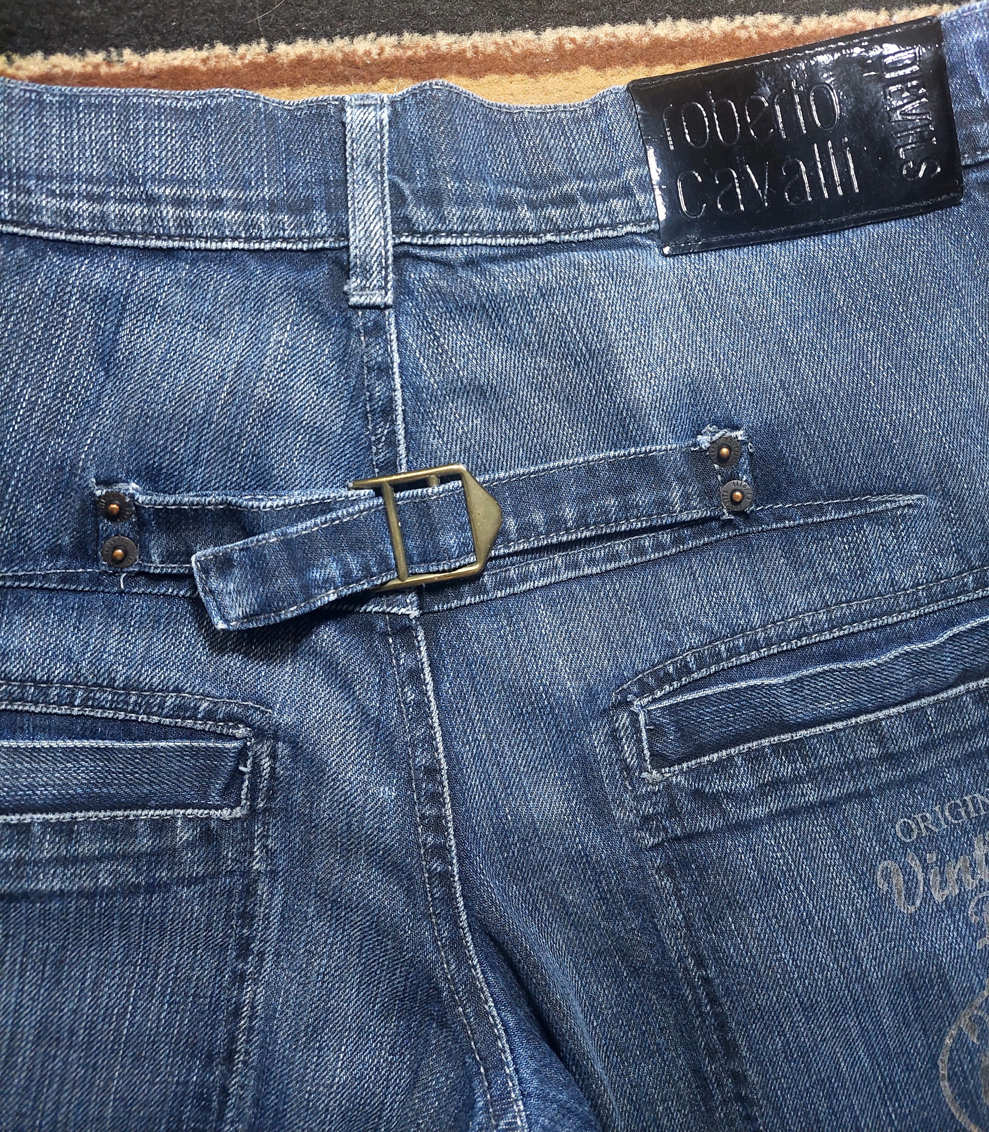 Roberto Cavalli Roberto Cavalli Vintage Devils Junior Blue Jeans Size XS Y2K Size 24" / US 00 / IT 34 - 22 Thumbnail