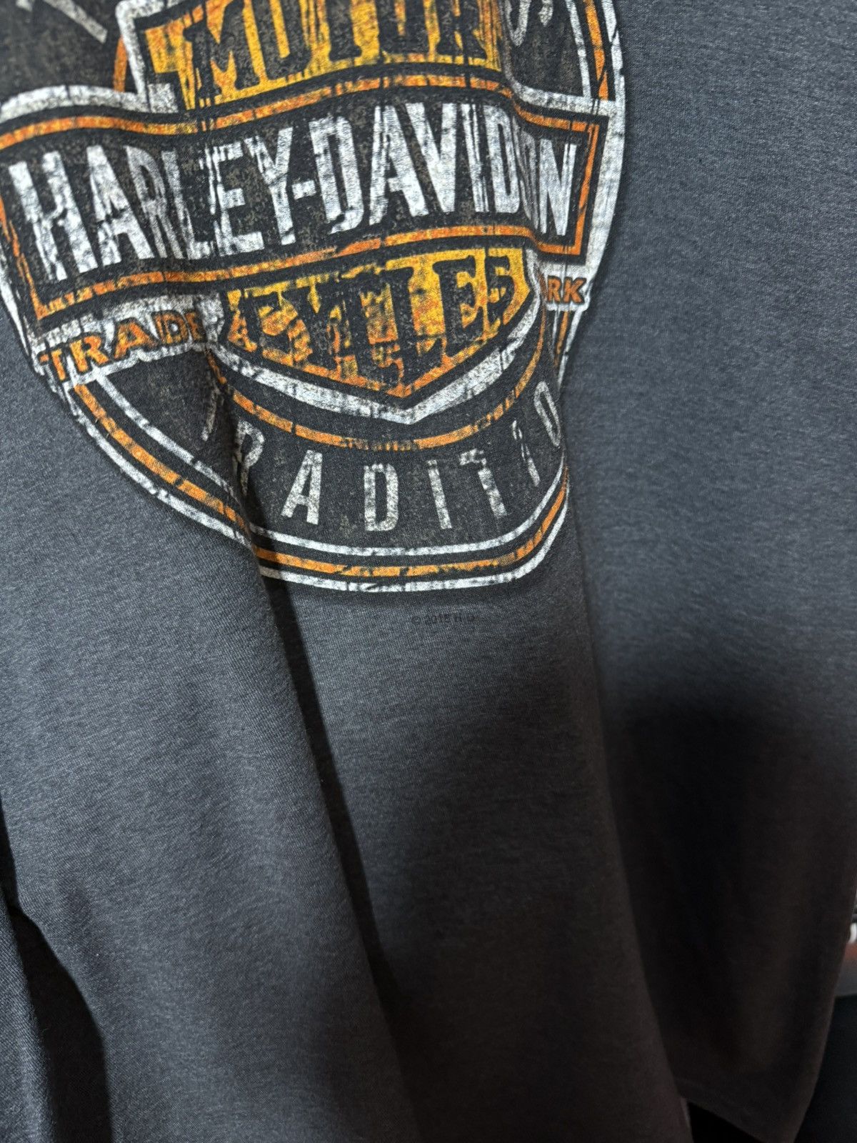 Harley Davidson Vintage 2016 Empire Harley Davidson USA New Rochelle T-Shirt Size US XXL / EU 58 / 5 - 5 Thumbnail