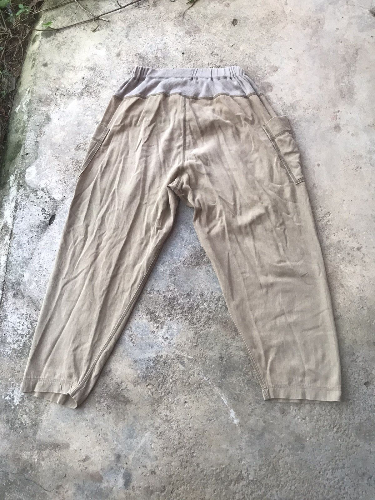 Designer × Issey Miyake × Vintage Vintage PLANTATION By Issey Miyake Distressed Baggy Pant Size US 26 / EU 42 - 2 Thumbnail