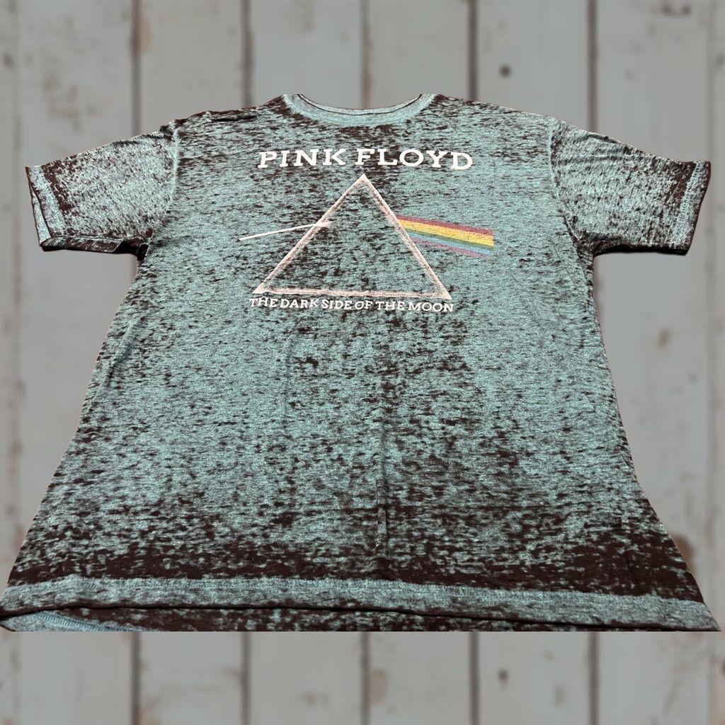 Vintage Pink Floyd Shirt Dark Side of the Moon Short Sleeve Crew Neck L Black Moon Men Size US L / EU 52-54 / 3 - 1 Thumbnail