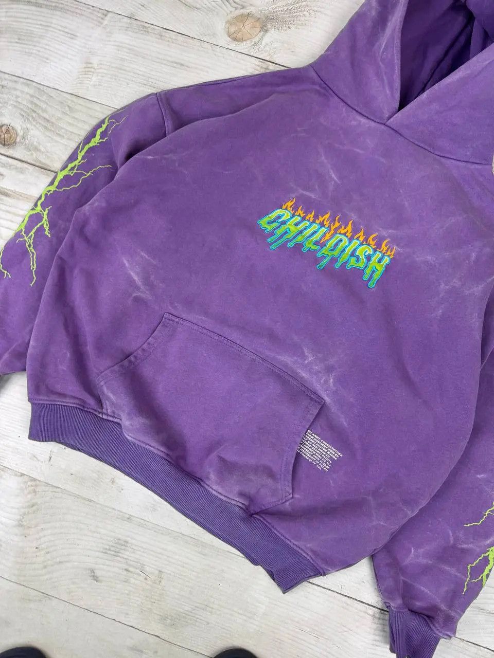 Vintage Childish Hoodie TGF Purple Lightning Racing Motors VIntage Size US M / EU 48-50 / 2 - 3 Thumbnail