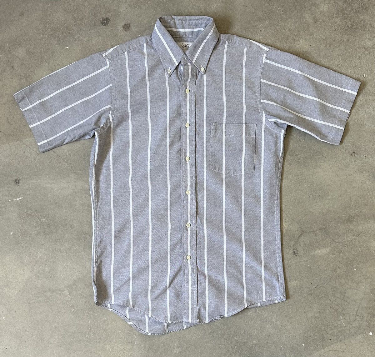 Other VINTAGE ARROW DOVER MADE IN USA STRIPES SHIRT Size US M / EU 48-50 / 2 - 1 Thumbnail