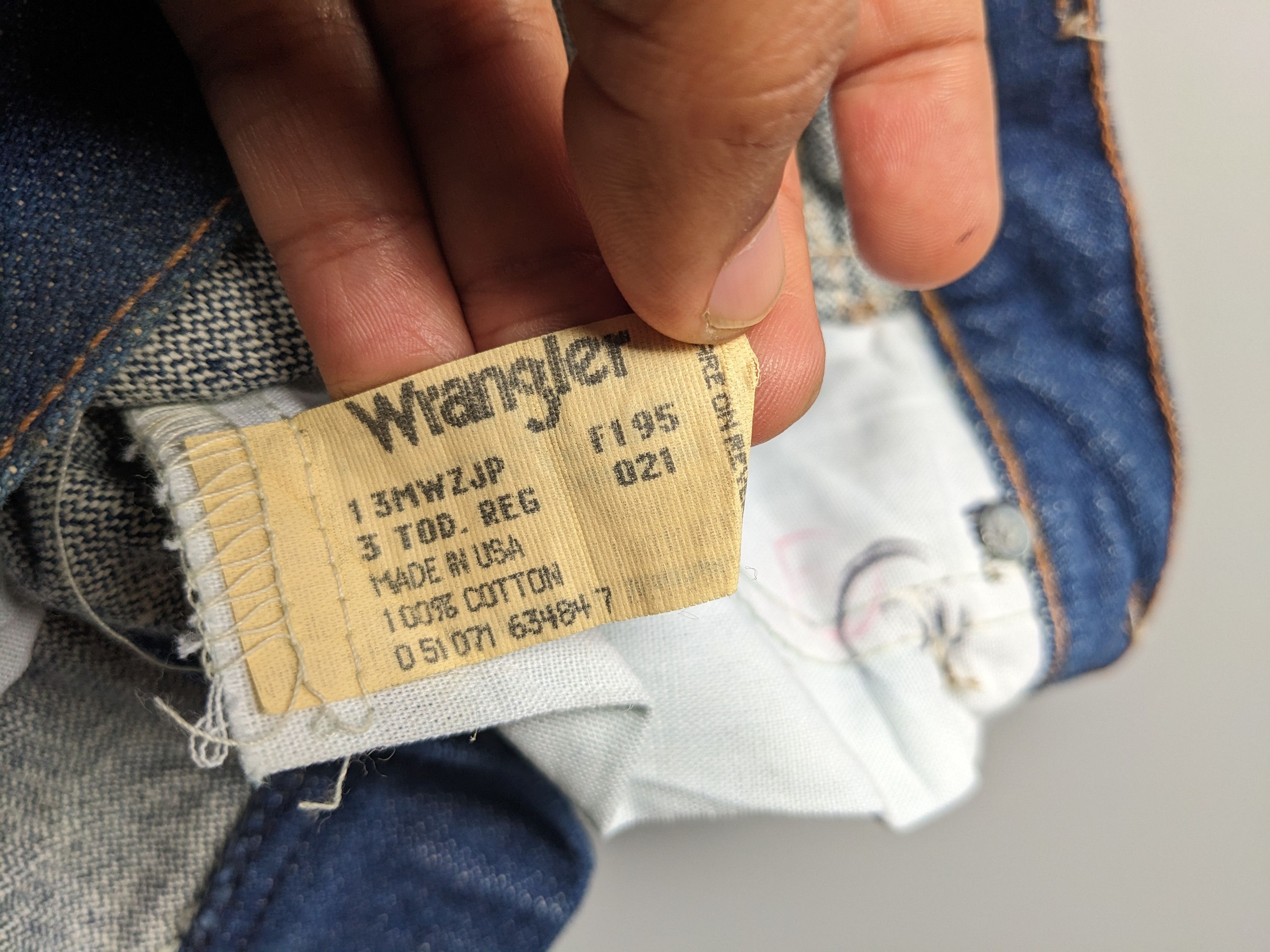 Wrangler Vintage 80s Wrangler toddler made in usa Size US 26 / EU 42 - 11 Thumbnail