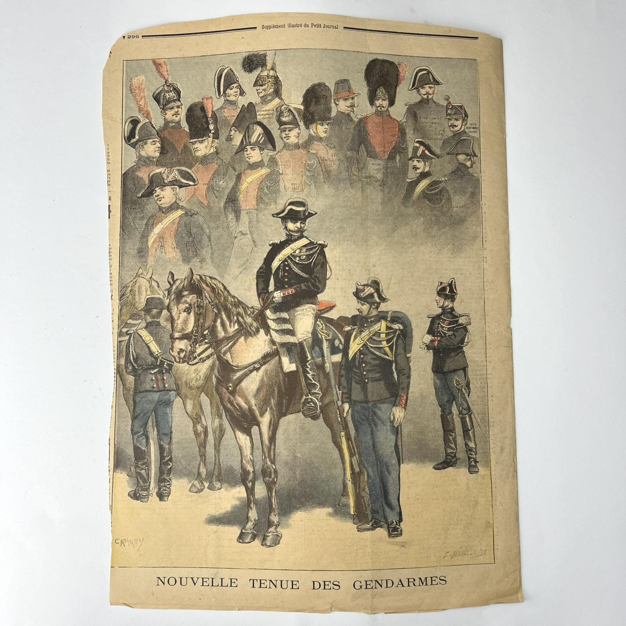 Other 1896 old France Newspaper Le Petit Journal Death of Minister Size ONE SIZE - 2 Thumbnail
