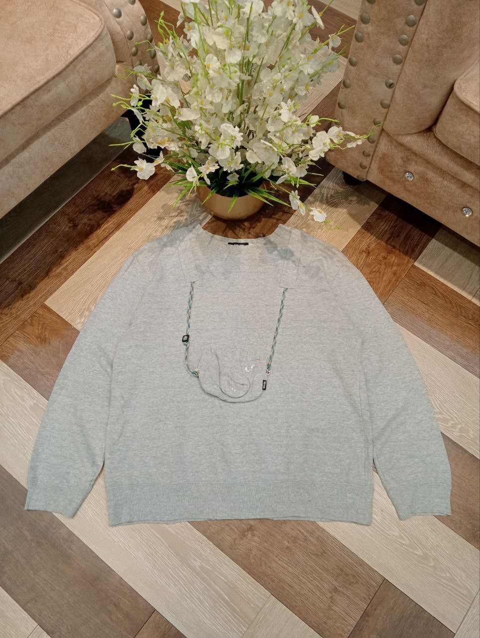 Issey Miyake ISSEY MIYAKE NE-NET CAMERA SWEATSHIRT - SIZE 3 GREY Size US L / EU 52-54 / 3 - 2 Thumbnail