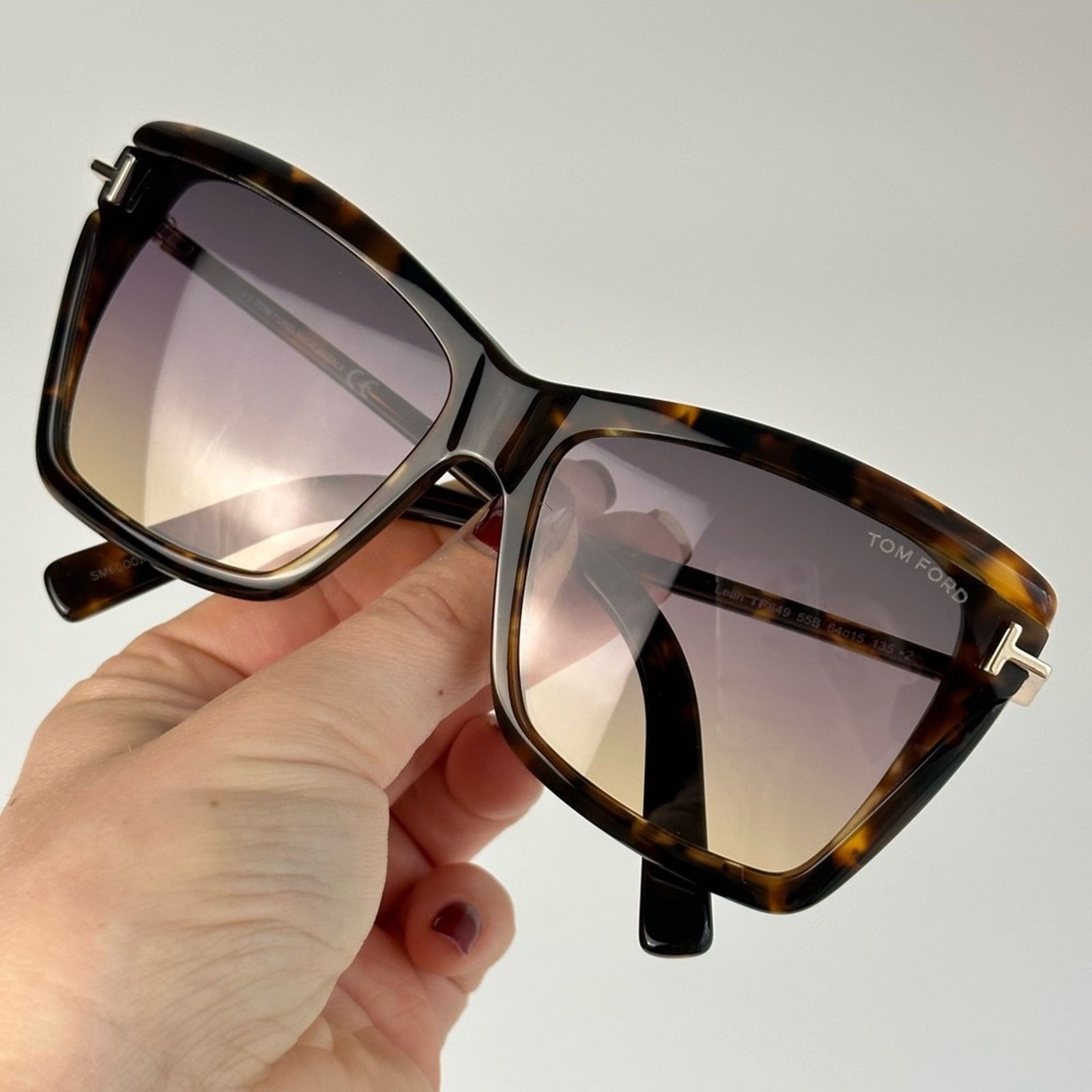 Tom Ford BRAND NEW TOM FORD Leah FT0849/S 55B Havana Women Sunglasses Size ONE SIZE - 7 Thumbnail