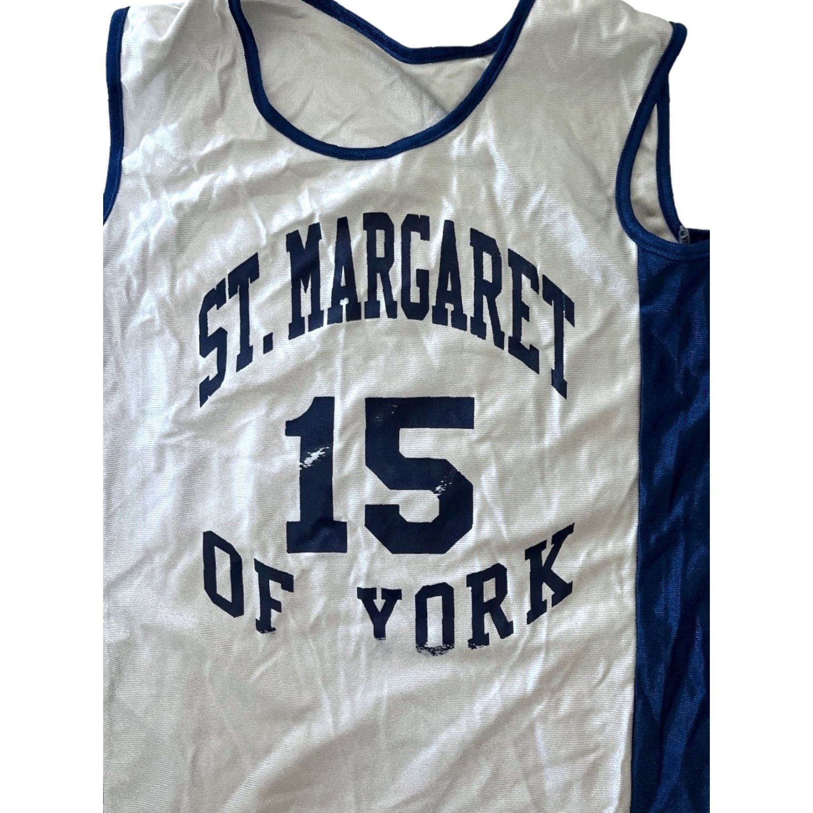 Vintage VINTAGE SMOY basketball jersey Mens S White Cobblestones Jersey 2000s Kawt? Size US S / EU 44-46 / 1 - 2 Thumbnail