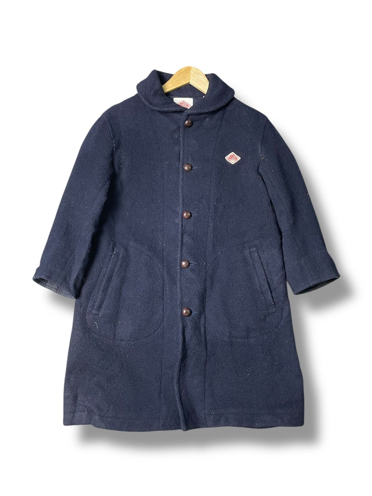 Panton Brand Button Long Wool Coat (70)