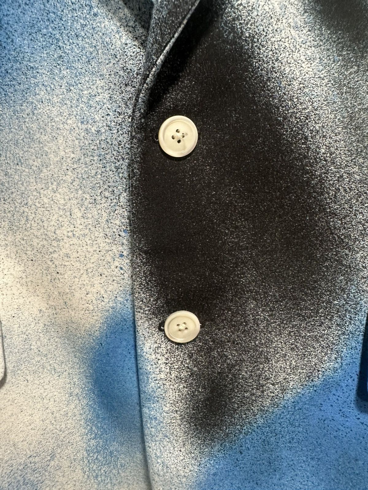 Alexander McQueen NWT $3990 Runway Alexander McQueen Spray Paint Blazer size50 Size 40R - 3 Thumbnail