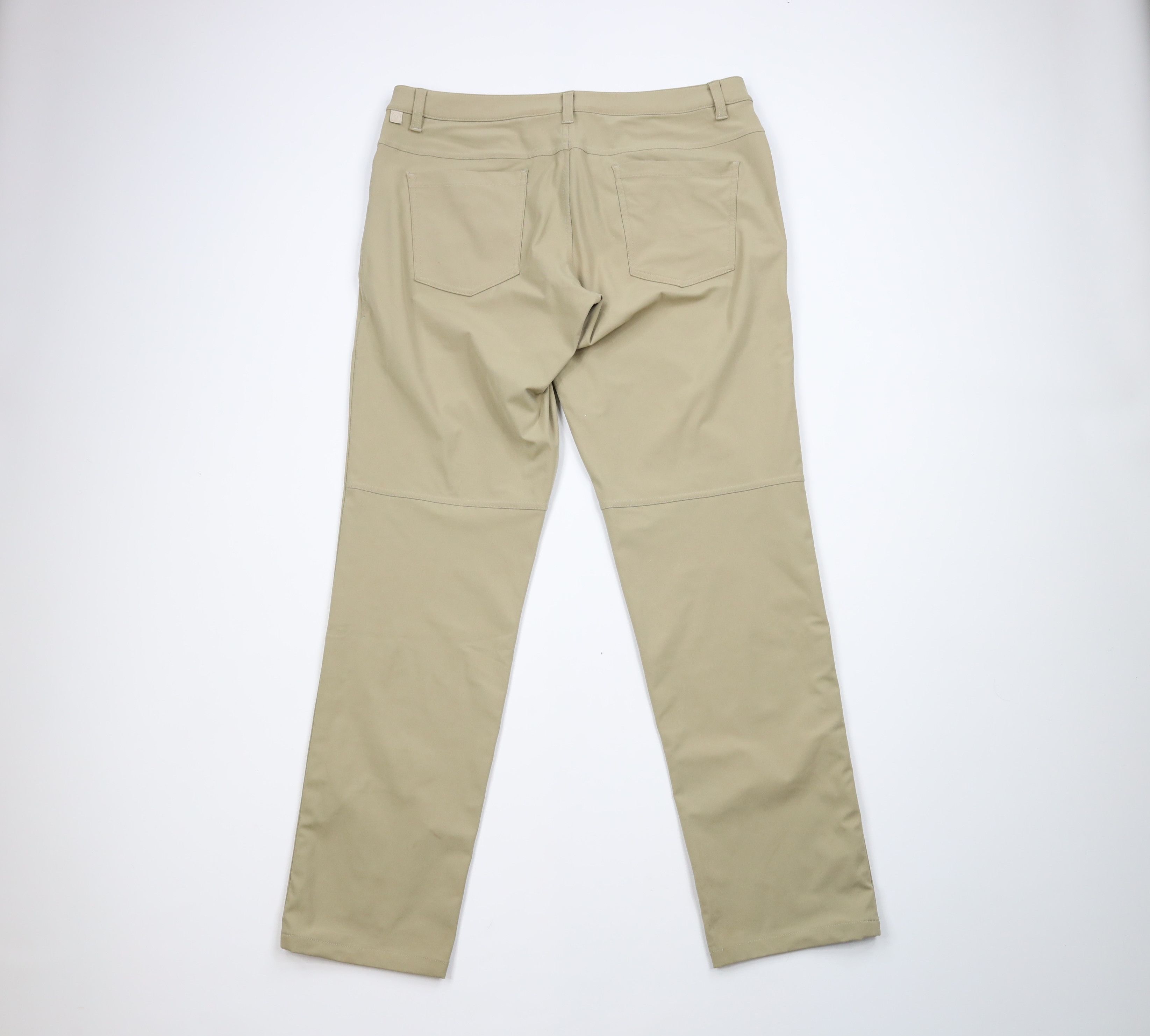 Lululemon × Vintage Lululemon Straight Leg ABC Chinos Chino Pants Khaki Tan Size US 34 / EU 50 - 12 Thumbnail