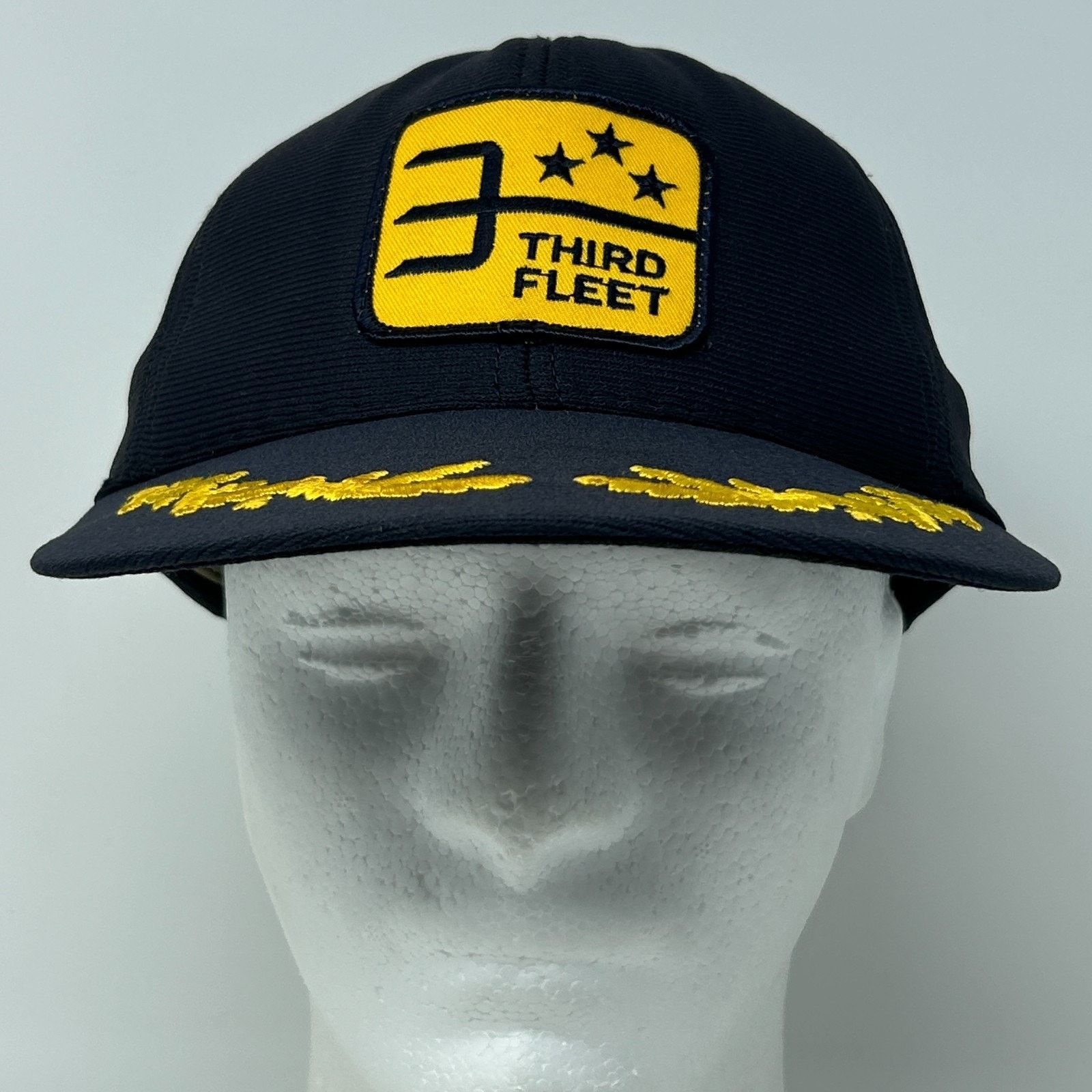 Vintage Vintage 80s Commander US Third Fleet Hat Baseball Cap USN Size ONE SIZE - 2 Thumbnail
