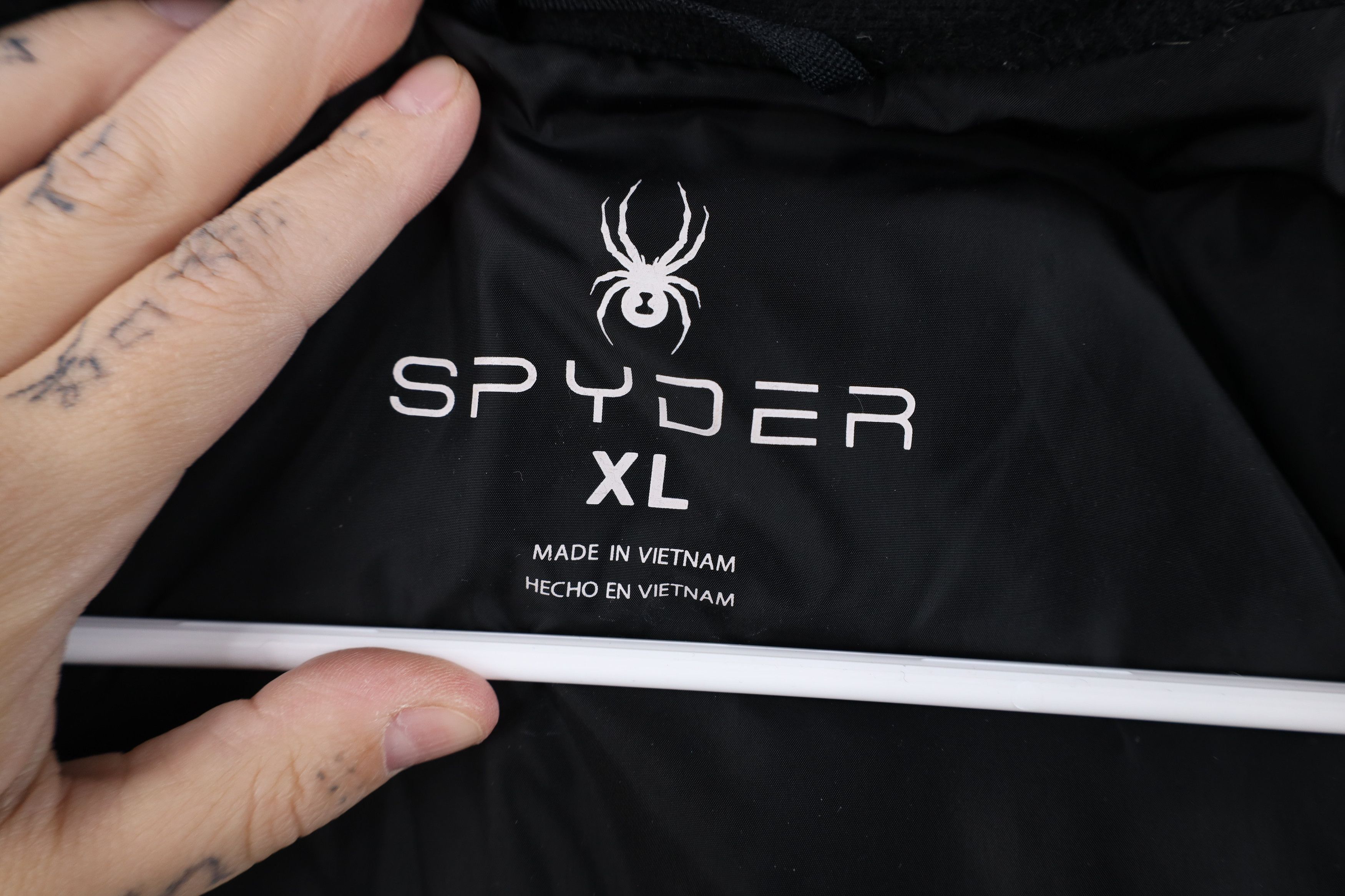 Spyder Spyder Spell Out Prymo Duck Down Insulated Puffer Jacket Size XL / US 12-14 / IT 48-50 - 10 Thumbnail