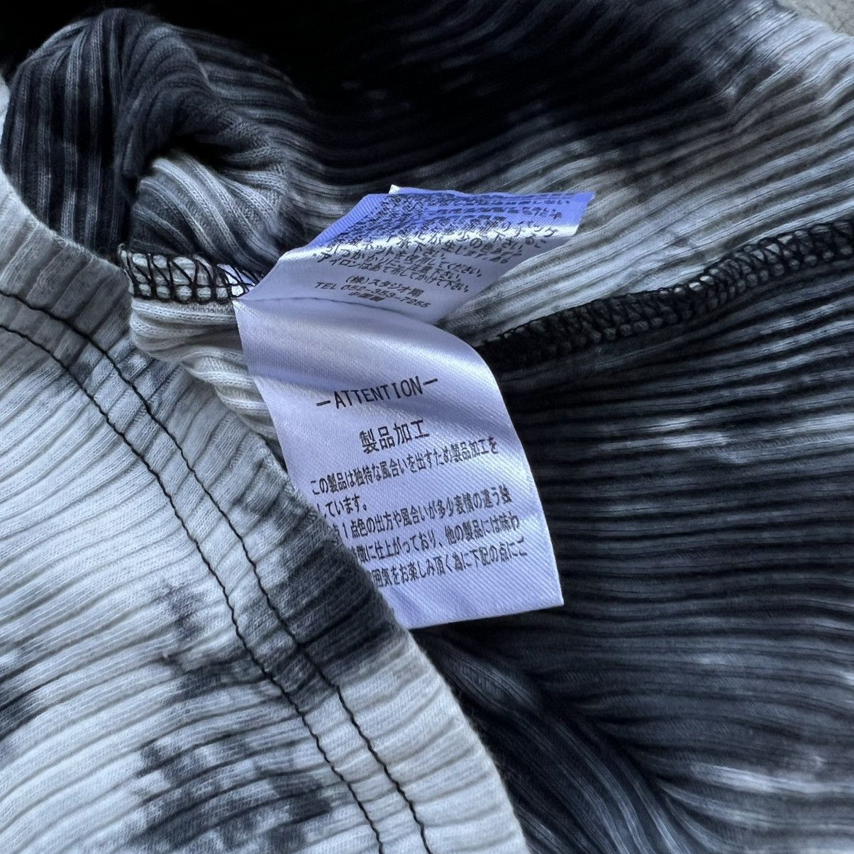 14th Addiction 2000s Bernings Sho Vkei Style Smoke Ribbed T-Shirt Size US L / EU 52-54 / 3 - 6 Thumbnail