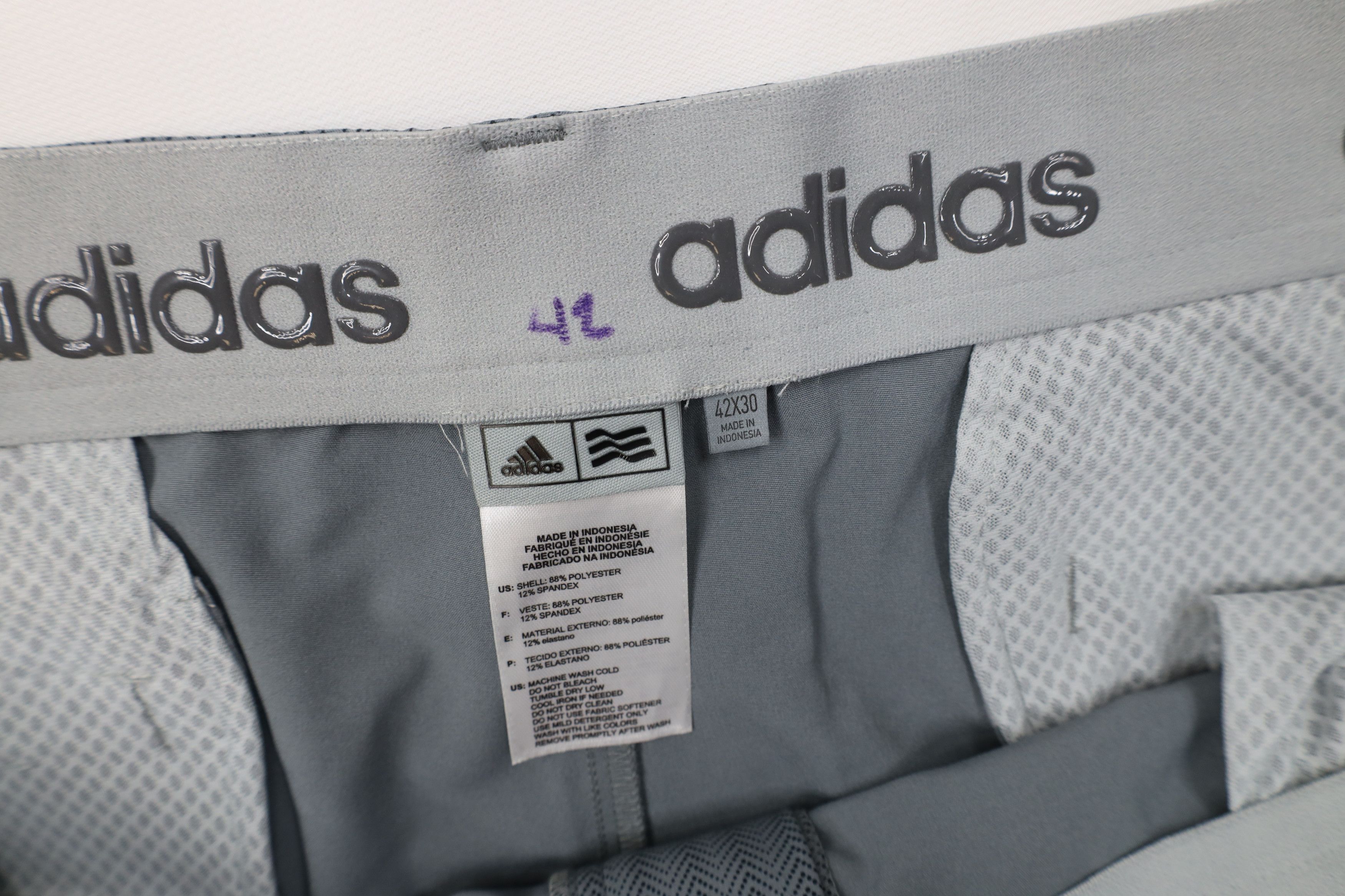 Adidas Adidas Golf Performance Herringbone Wide Leg Chino Pants Size US 42 / EU 58 - 7 Thumbnail