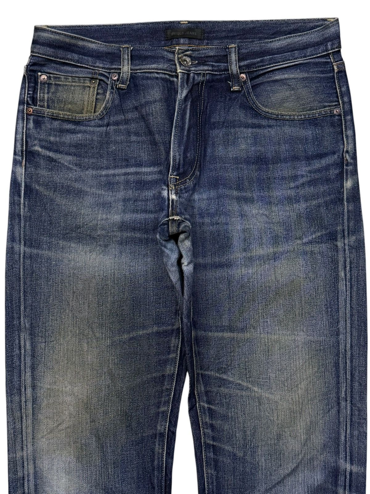 Uniqlo Vintage UNIQLO Kaihara Denim Japan | Regular Straight | W33 Size US 33 - 4 Thumbnail