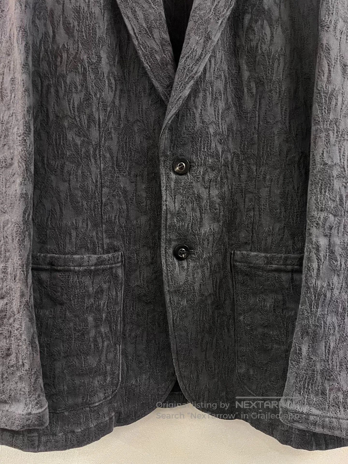 Julius Gray Vintage Fabric Suit Jacket. Size US M / EU 48-50 / 2 - 2 Thumbnail