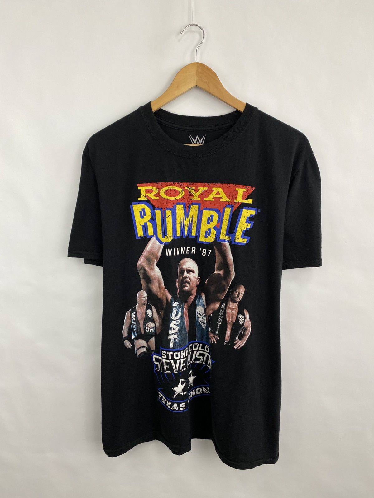 WWE 💀 Stone Cold Steve Austin WWE Wrestling T-Shirt Size US L / EU 52-54 / 3 - 3 Thumbnail