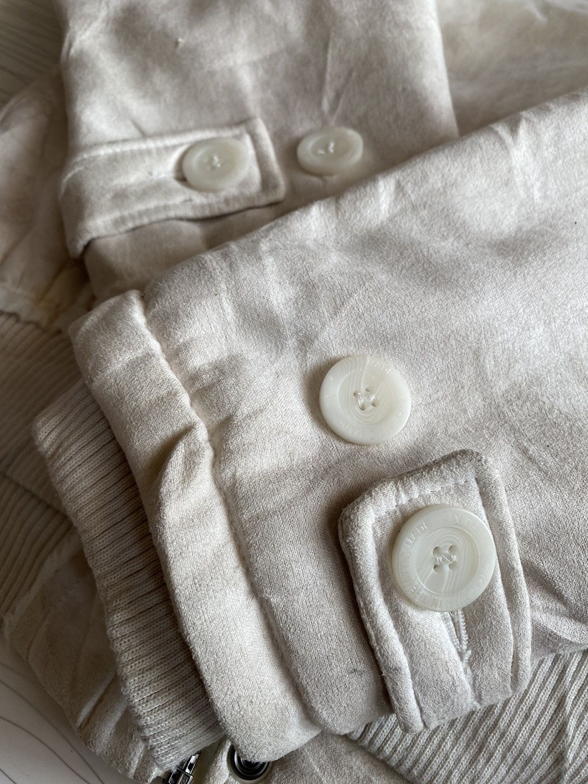 In The Attic IN THE ATTIC Japan Shearling Trench Coat Hoodie Size US L / EU 52-54 / 3 - 14 Thumbnail