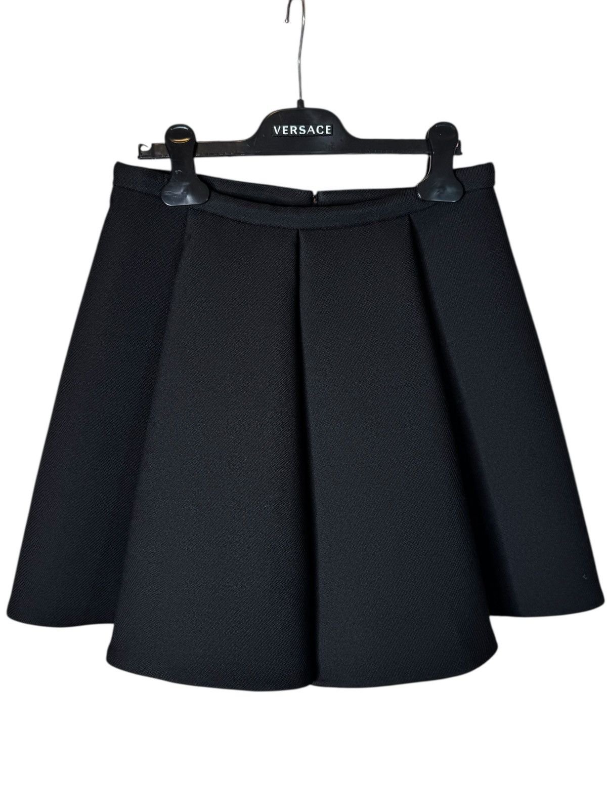 Versace Versace black flared technical skirt – size M Size 28" / US 6 / IT 42 - 1 Thumbnail