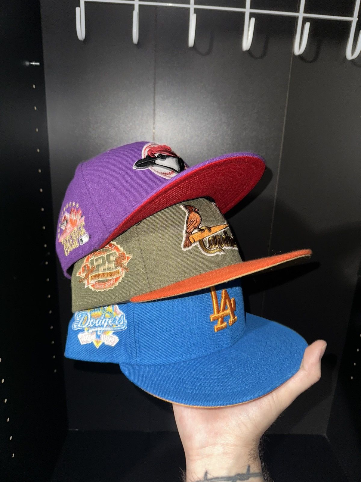 New Era 7/38 fitted hats bundle x3 (Hatclub / Pro image) Size 38 - 1 Thumbnail